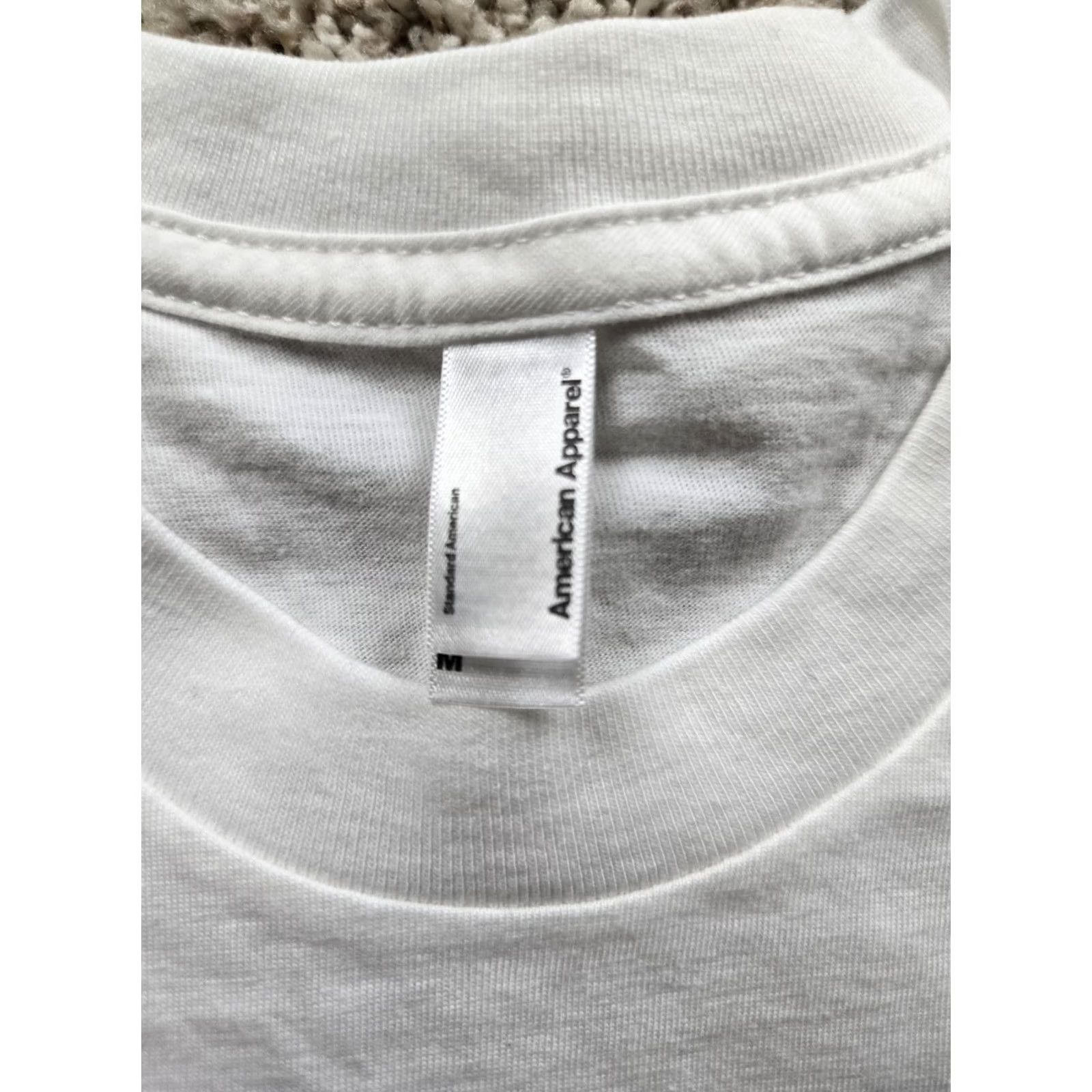 American Apparel Google T Shirt Medium Adults White Short Sleeve Finance 2007 Graphic Crew Neck Size US M / EU 48-50 / 2 - 4 Thumbnail