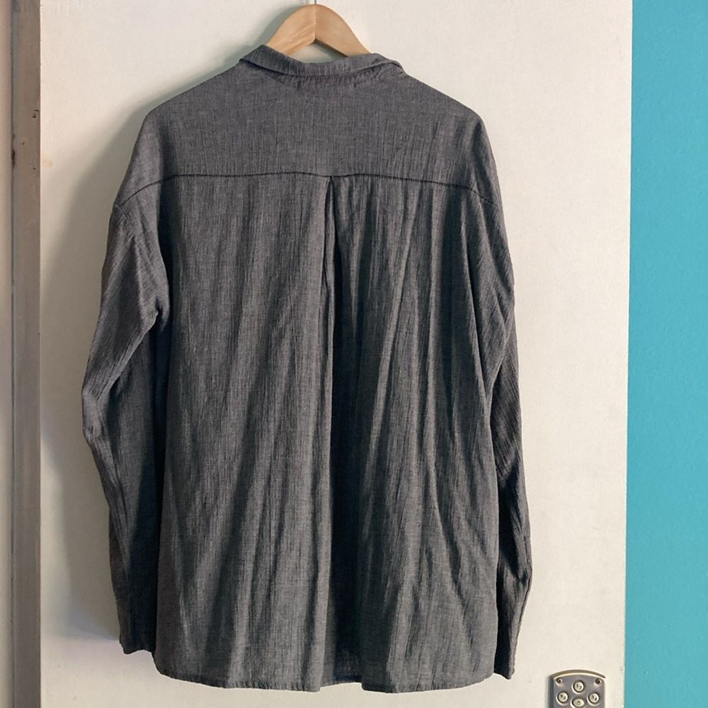 Transit Transit Par Such 3 Womens Gray Size M Long Sleeve Button Fro Size M / US 6-8 / IT 42-44 - 7 Thumbnail
