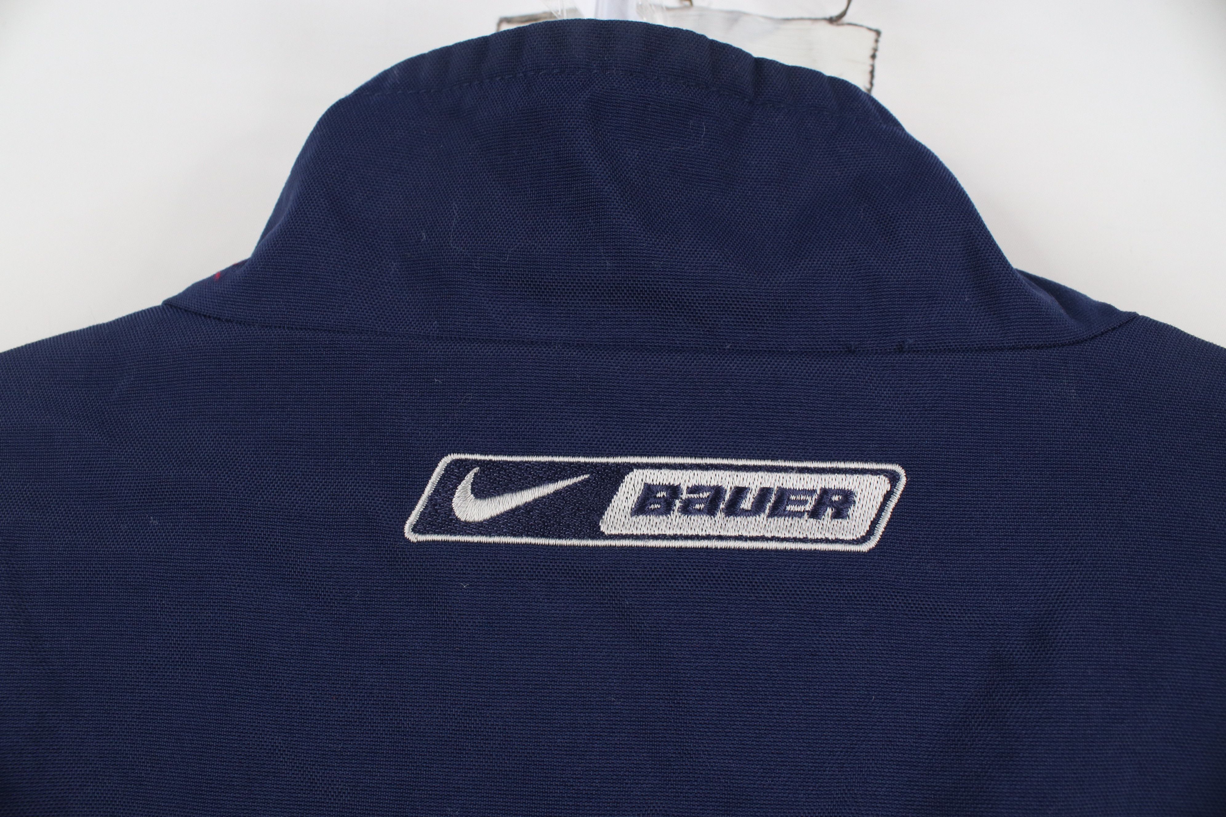 Nike × Vintage Vintage Nike Bauer Hockey Travis Scott Mini Swoosh Jacket Size US M / EU 48-50 / 2 - 14 Thumbnail