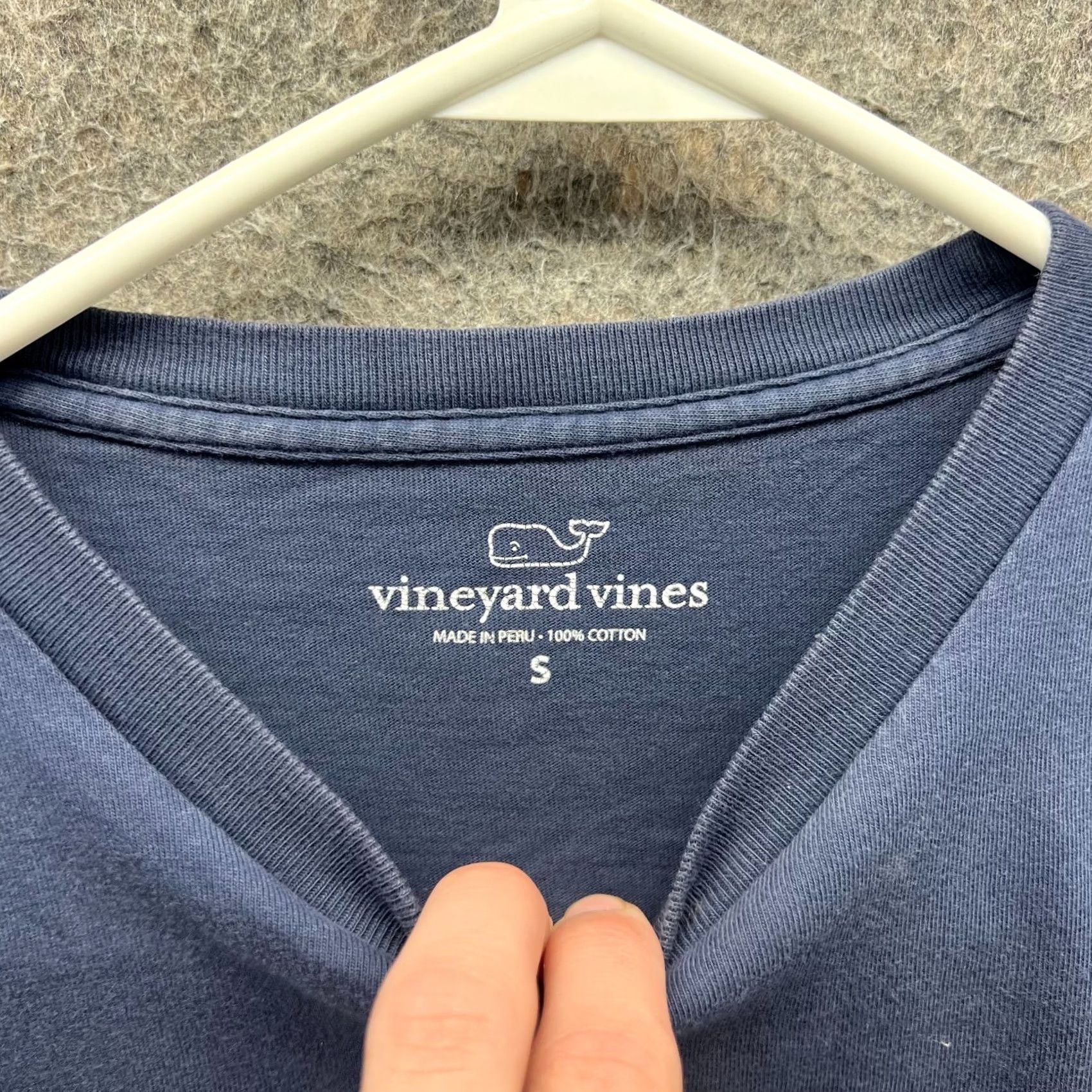 Vineyard Vines Vineyard Vines Shirt Mens Small Blue Long Sleeve Whale Pocket Crewneck Hanukkah Size US S / EU 44-46 / 1 - 7 Thumbnail