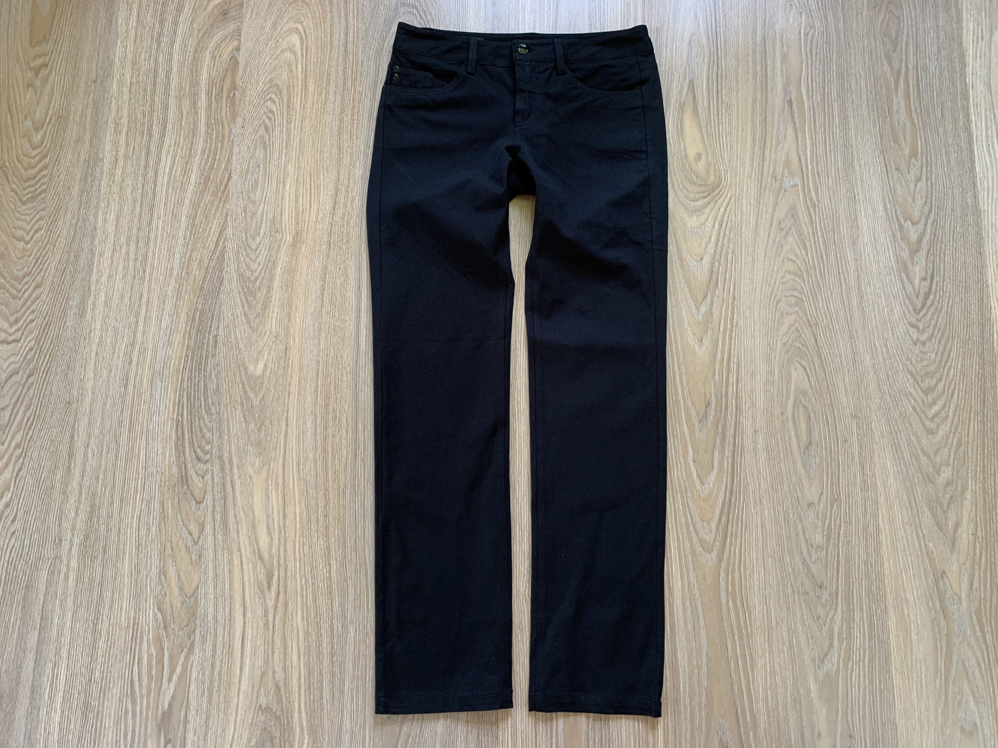 Other InWear Black Stretch Straight Leg Pants Size 30" / US 8 / IT 44 - 2 Thumbnail