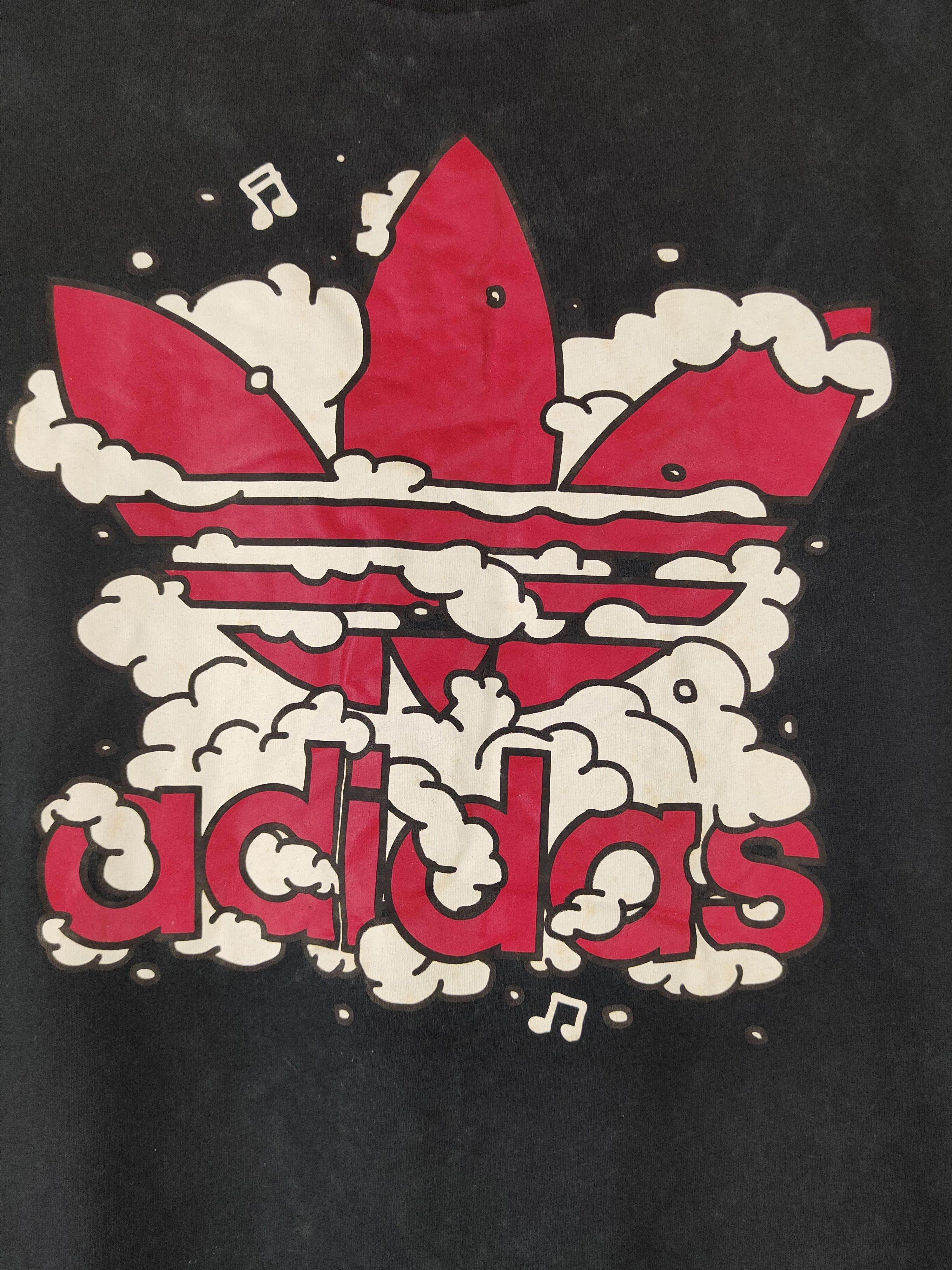DL Adidas Black Short Sleeve T-shirt #1608