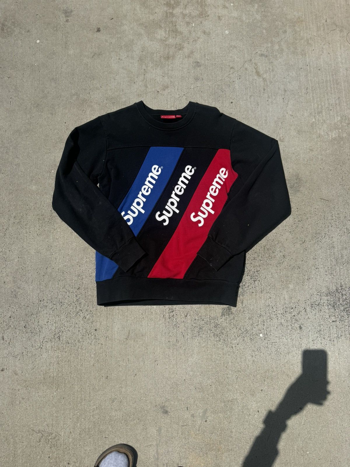 Supreme Supreme 2015 Athletic Split Crewneck. Size US L / EU 52-54 / 3 - 1 Thumbnail