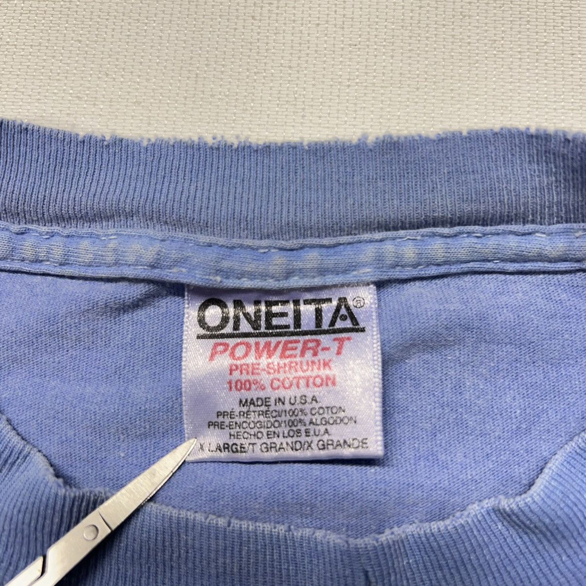 Vintage VTG Surf Shop Tee Shirt Blue Oneita Faded Single Stitch Size US XL / EU 56 / 4 - 10 Thumbnail