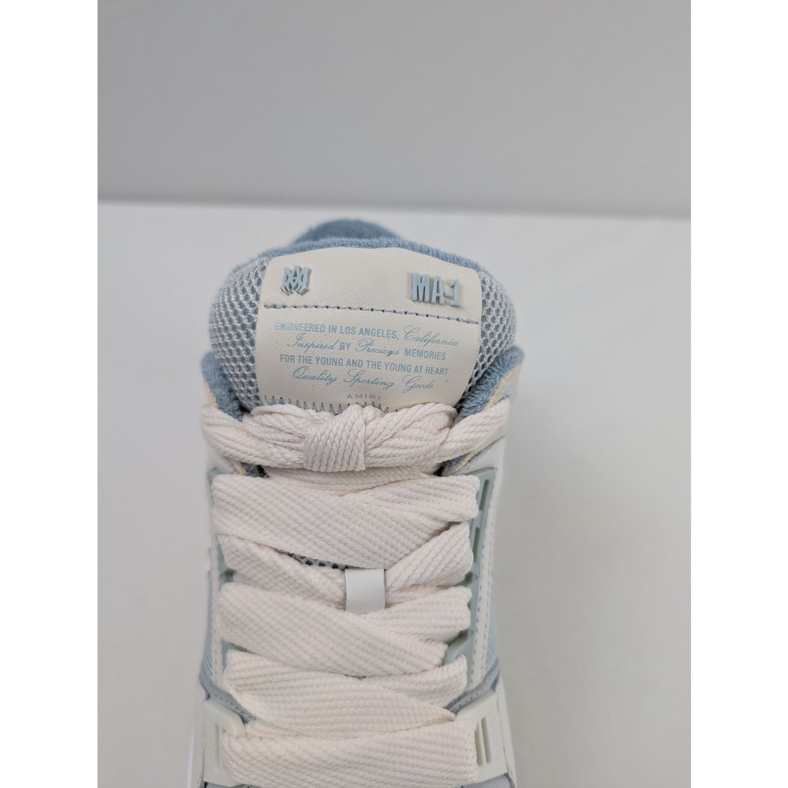 Amiri o1rshd1 Q:2 / MA-1 Sneakers in Ice Blue Size US 9 / EU 42 - 11 Thumbnail