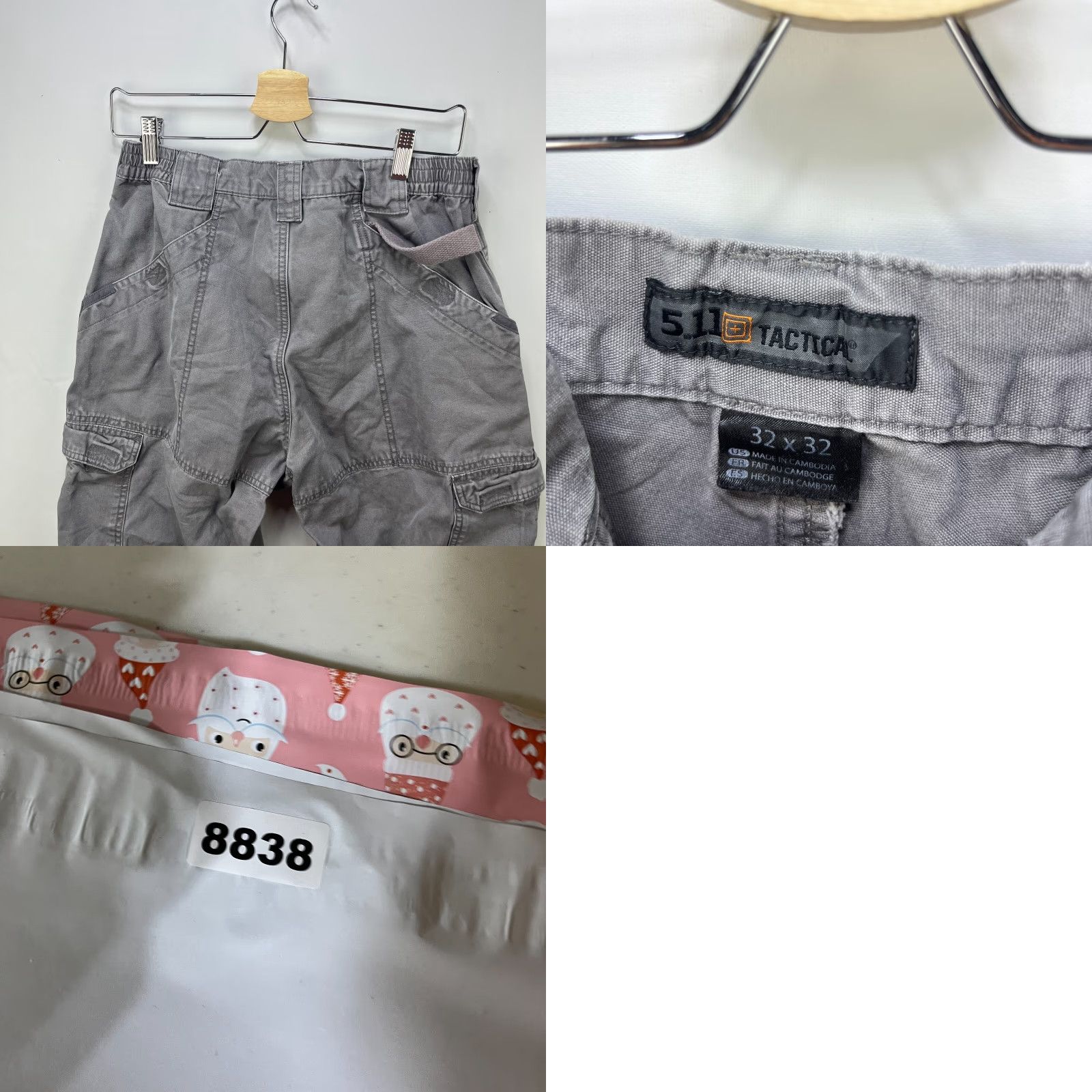 Levi's Vintage 5.11 Tactical Work Pants 30x29 Cargo Mens Pants Gray USA 90s Mens Size US 30 / EU 46 - 9 Thumbnail
