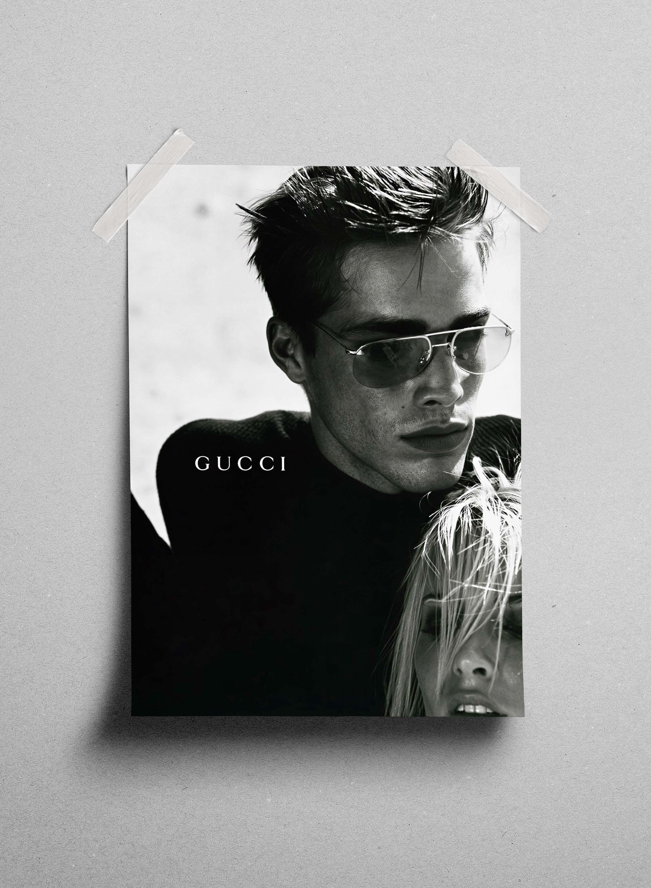 Gucci 90s Gucci Tom Ford Sunglsasses Poster Gift Vintage Logo Size ONE SIZE - 2 Thumbnail