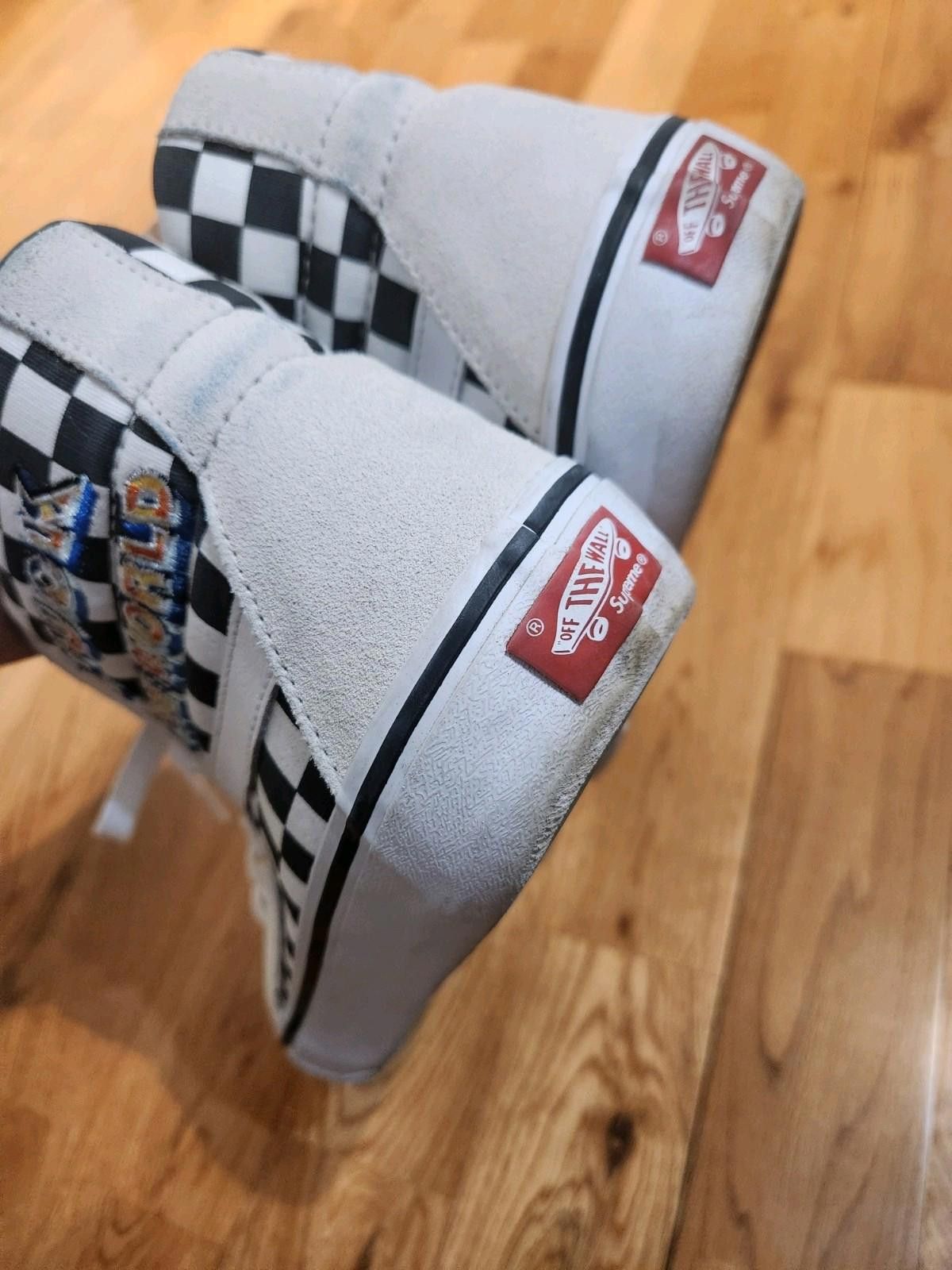 Vans SUPREME x VANS Sk8-Hi F**k The World - Beige 2019 SZ 10 Size US 10 / EU 43 - 5 Thumbnail