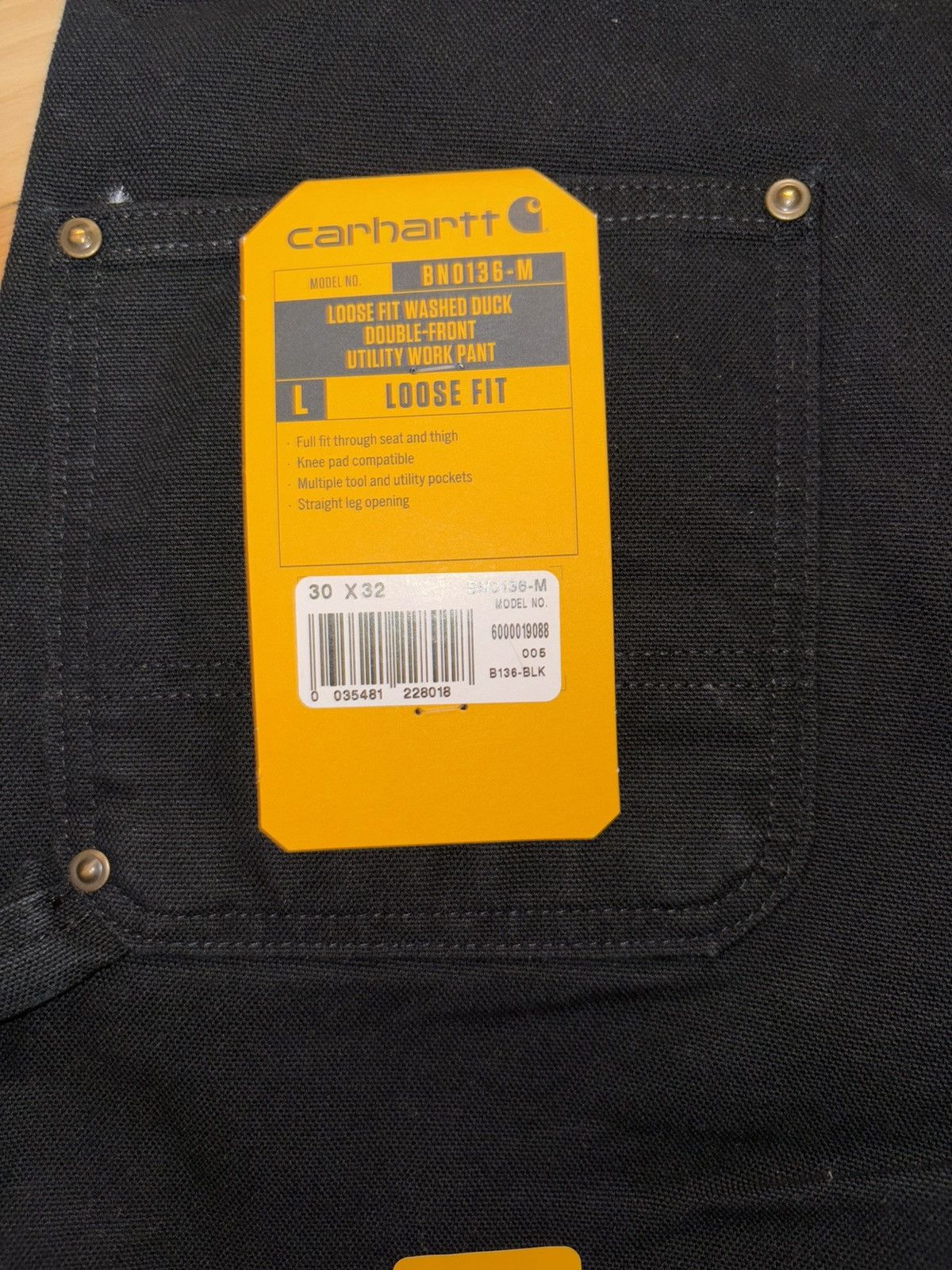 Carhartt Black carhartt dungarees Size US 30 / EU 46 - 4 Thumbnail