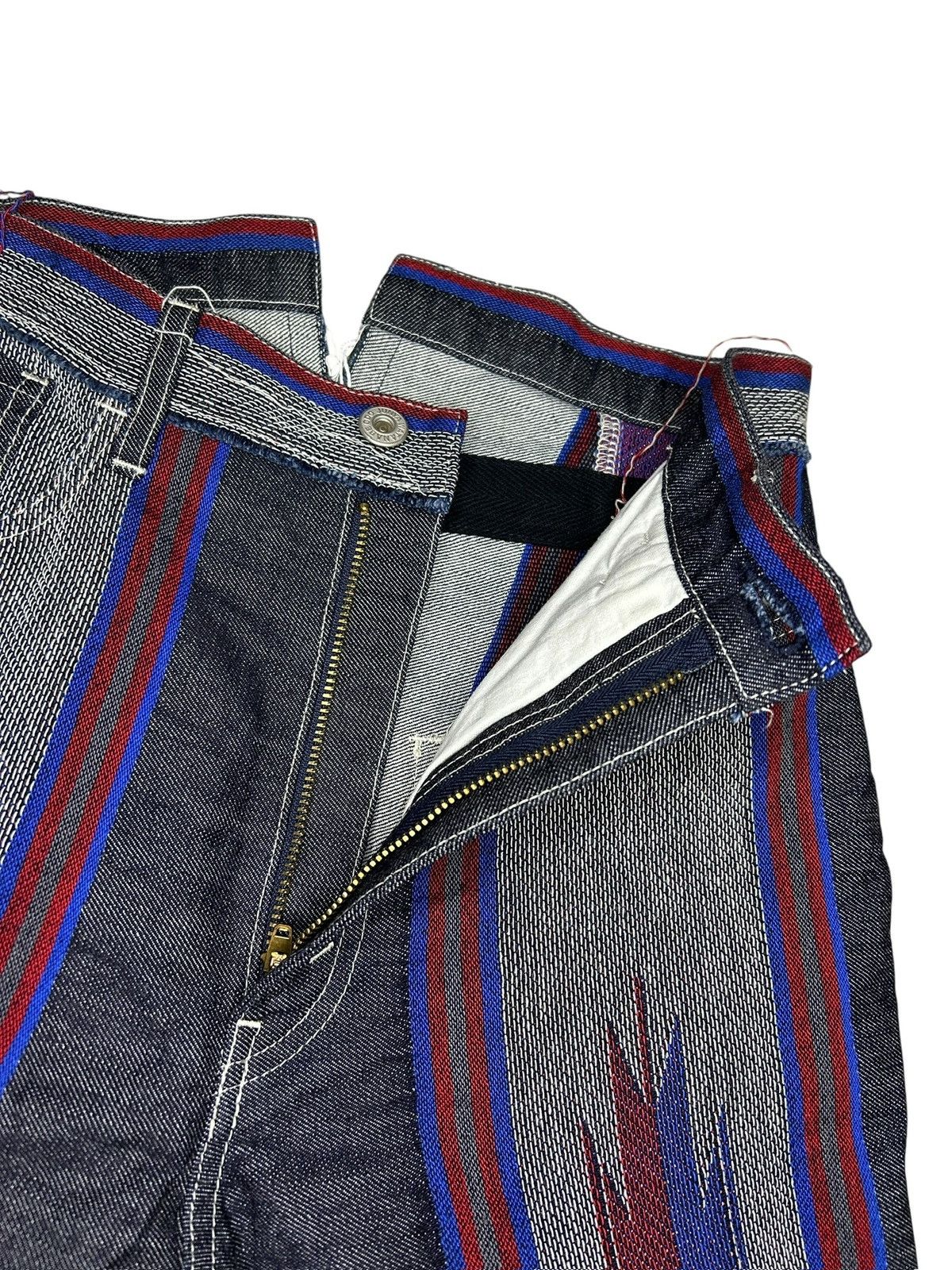 Junya Watanabe S/S 14 Deconstructed Denim Skirt Size 28" / US 6 / IT 42 - 5 Thumbnail