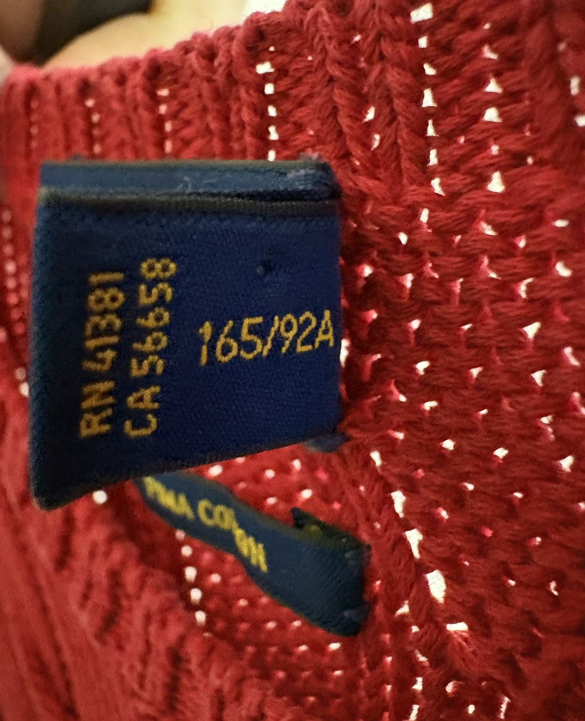 Polo Ralph Lauren Polo Ralph Lauren Women’s Cable Knit Sweater Red Size M Size M / US 6-8 / IT 42-44 - 12 Thumbnail