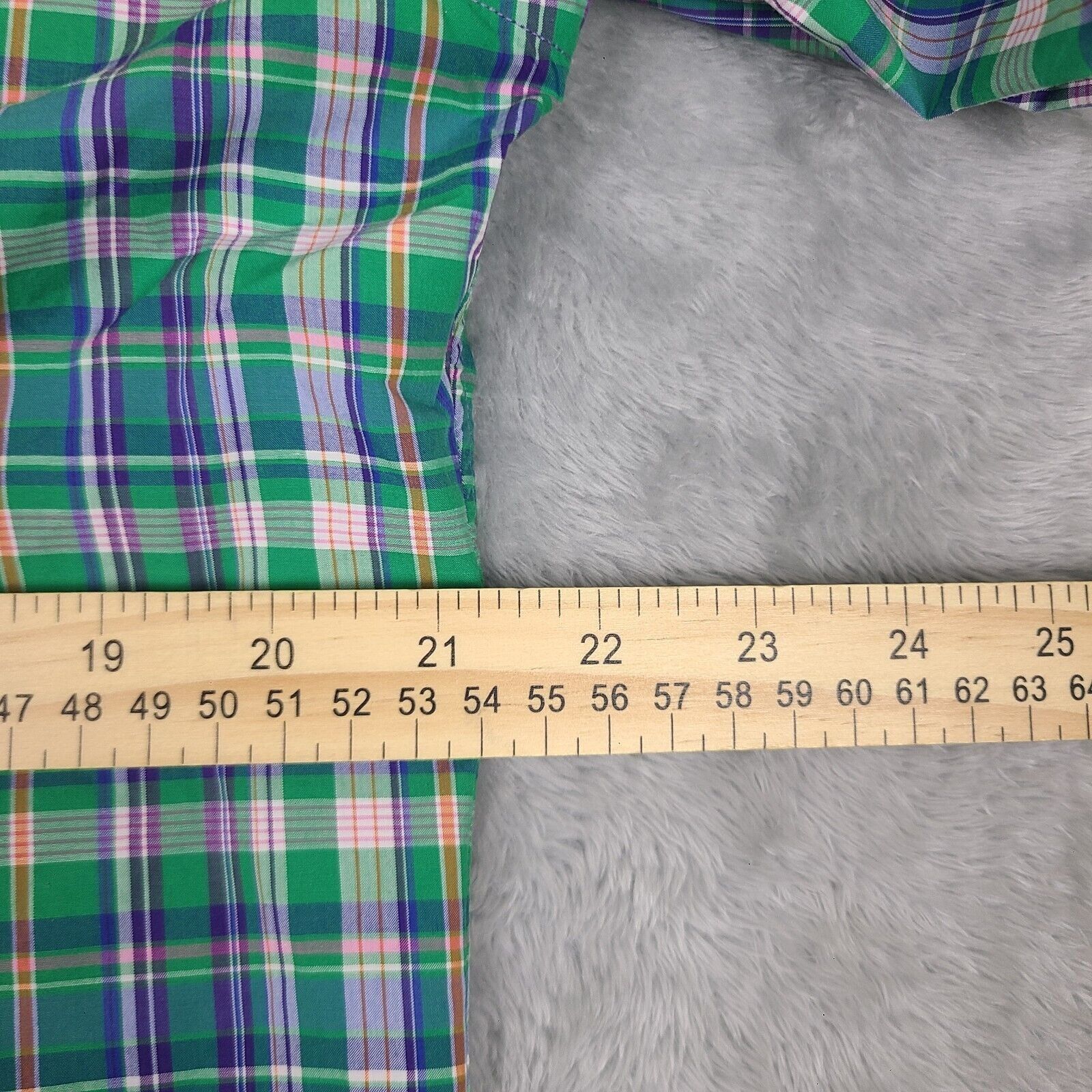 Polo Ralph Lauren Polo Ralph Lauren Shirt Mens L Green Plaid Regular Fit Butto Size US L / EU 52-54 / 3 - 4 Thumbnail