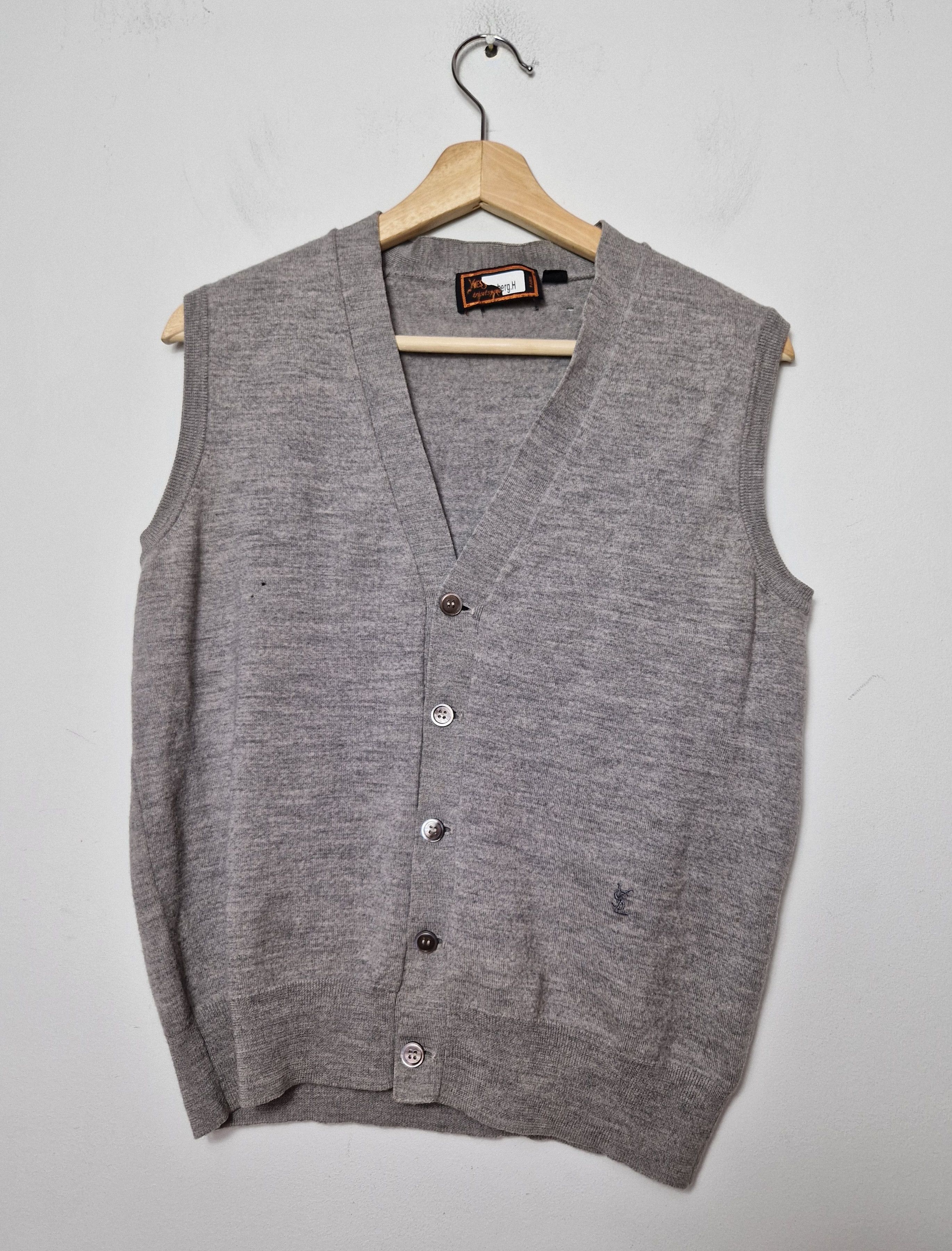 Vintage × Yves Saint Laurent Yves Saint Laurent wool vintage vest Size US M / EU 48-50 / 2 - 1 Thumbnail