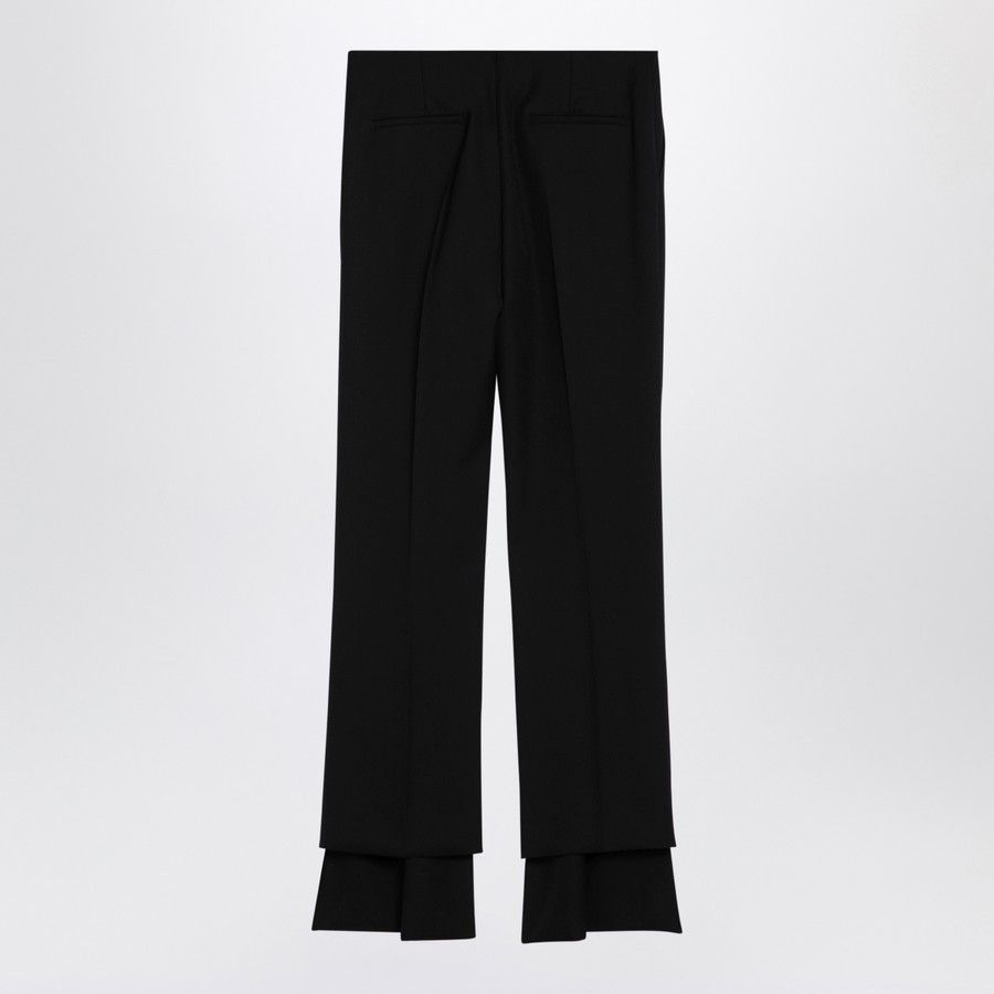 Chloe o1d2blof0824 Wool Trousers in Black Size 27" / US 4 / IT 40 - 2 Thumbnail