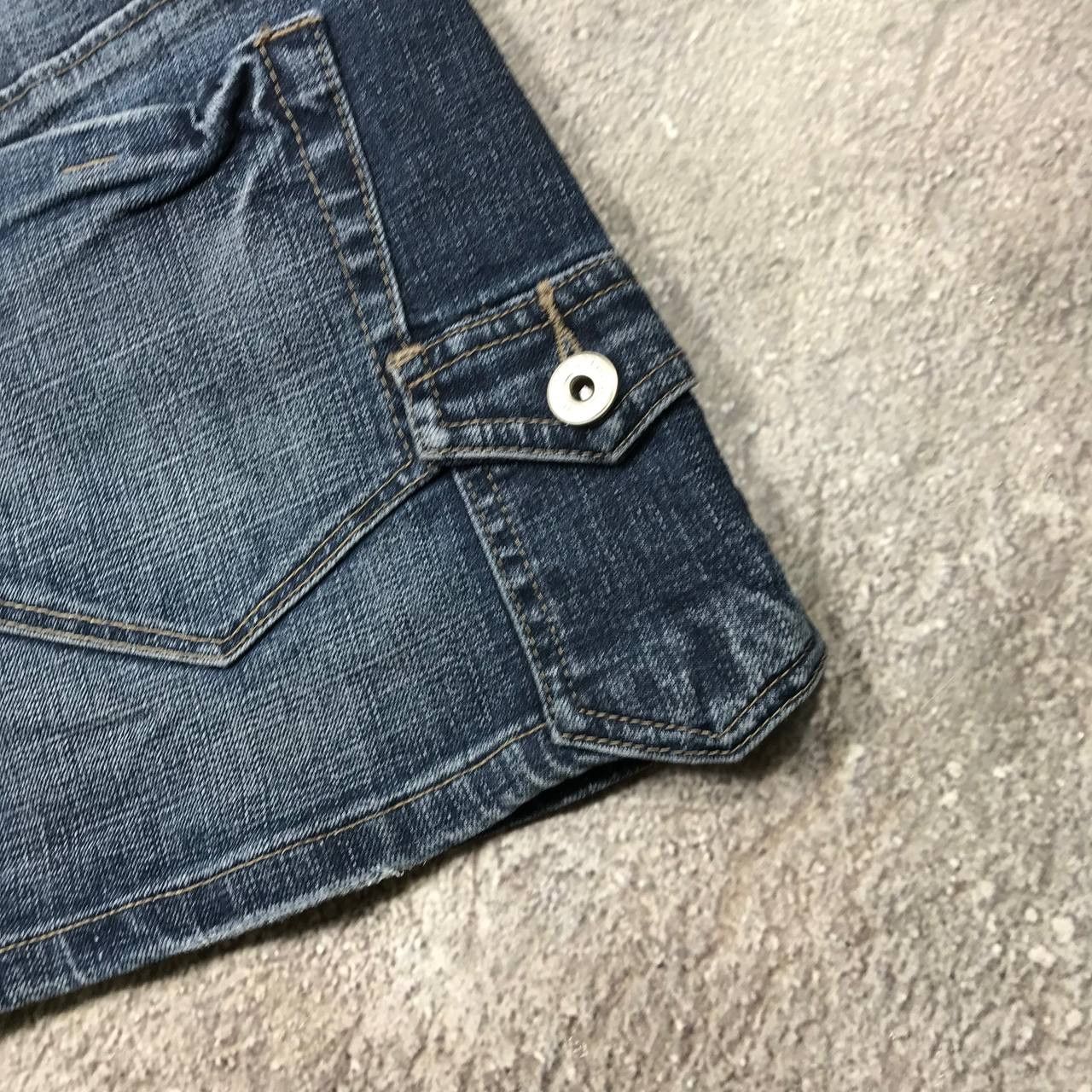 Vintage Y2K Mini Skirt Vintage Japan Distressed Streetwear Slim 28 Size 28" / US 6 / IT 42 - 3 Thumbnail