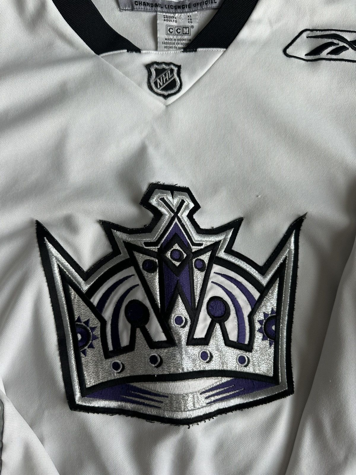 Reebok × Vintage Vintage La Kings rebook crown jersey Size US XL / EU 56 / 4 - 2 Thumbnail