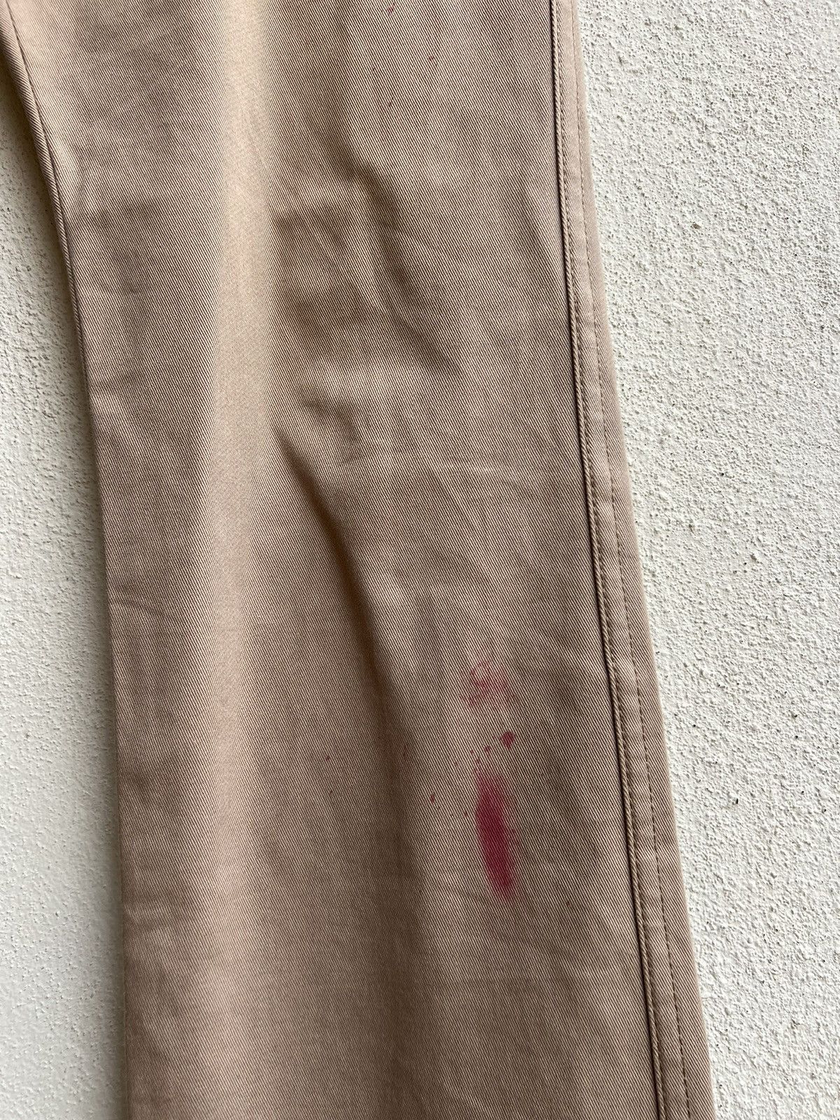 Vintage Bonds & Peace Japan Painter Khaki Flare Chinos Pant Size US 30 / EU 46 - 11 Thumbnail