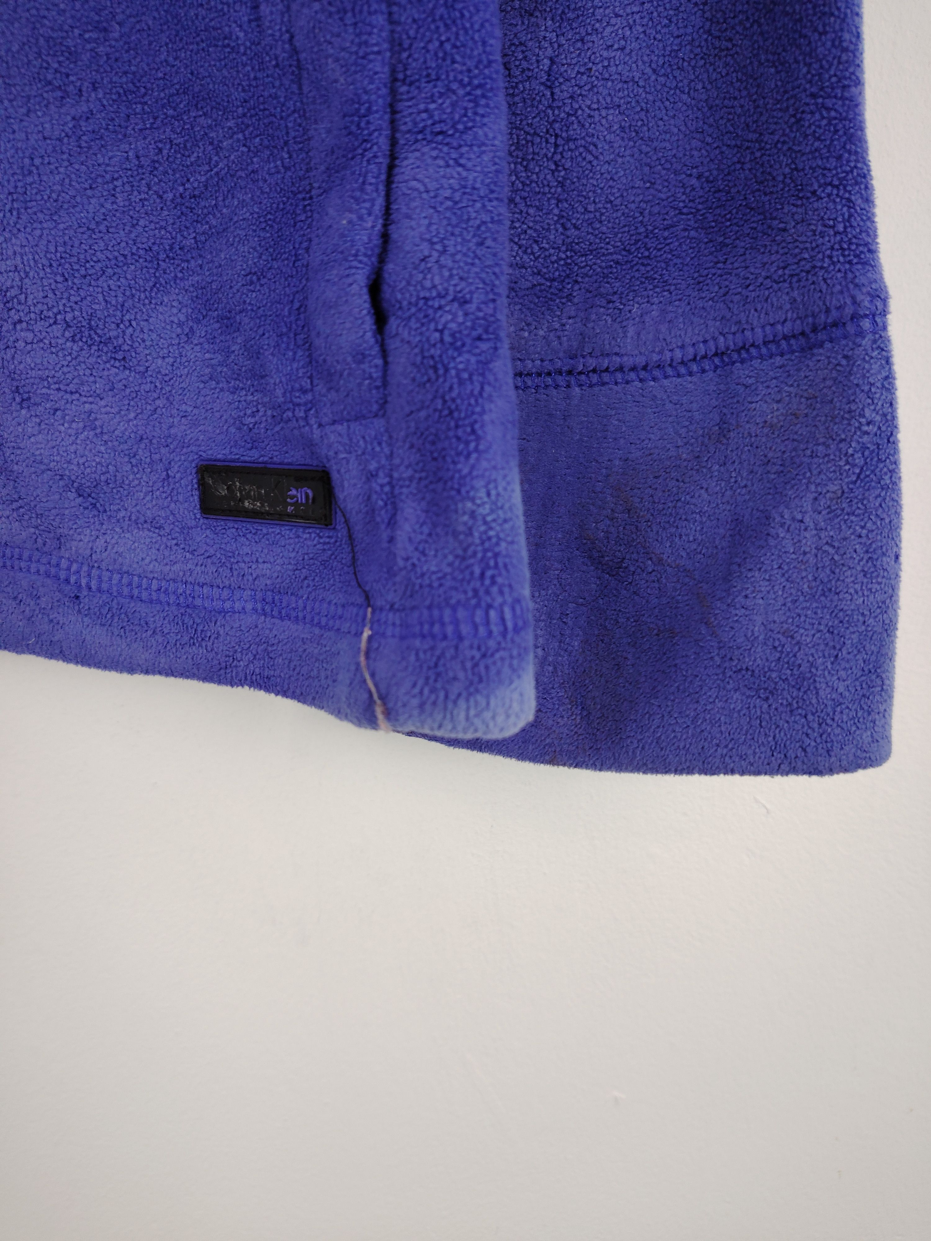 Calvin Klein Sun Faded Vintage Calvin Klein Fleece Zipper Jacket Size US L / EU 52-54 / 3 - 6 Thumbnail