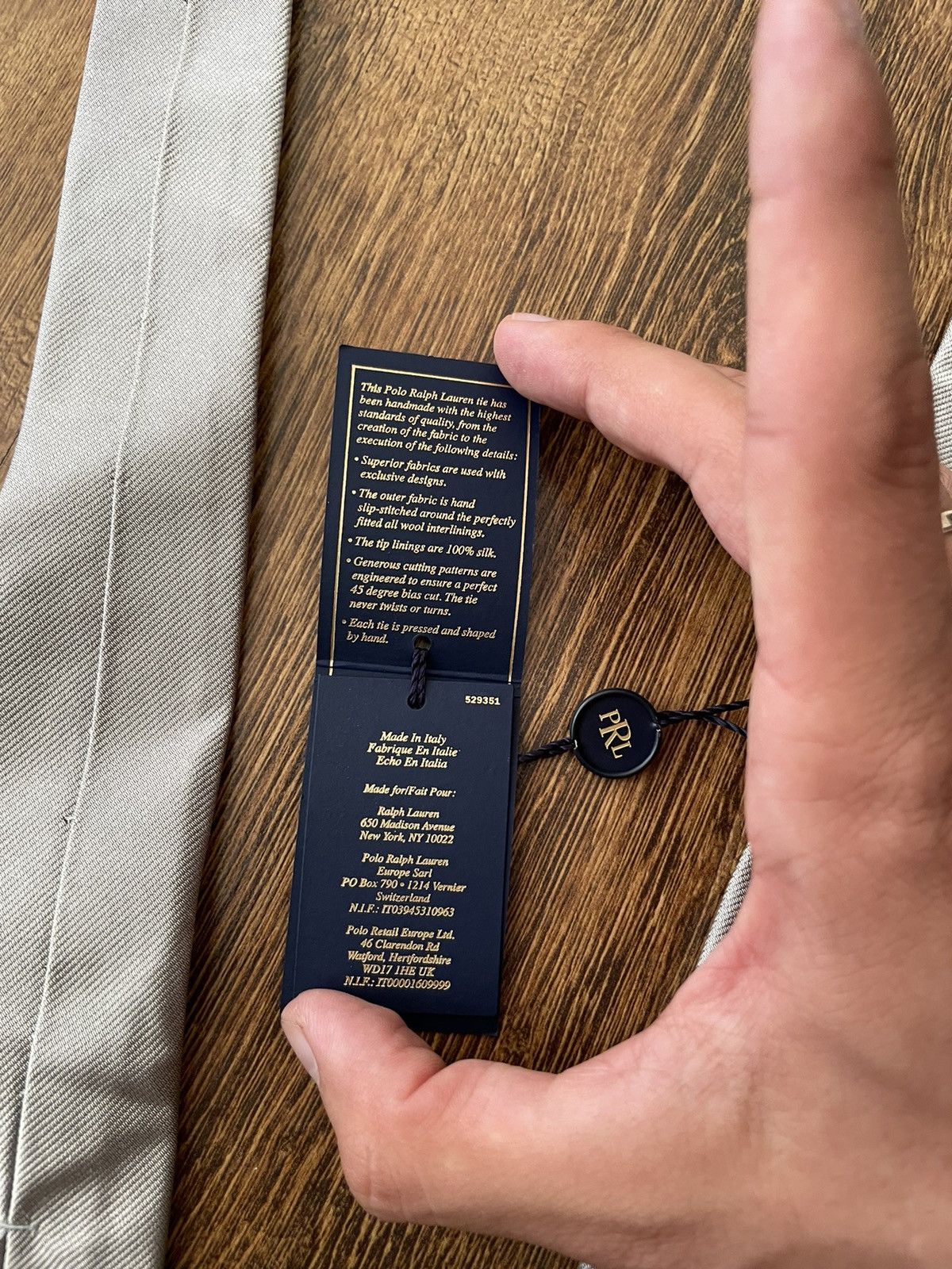 Polo Ralph Lauren × RRL Ralph Lauren × Vintage Vintage Polo Ralph Lauren Tie Size ONE SIZE - 5 Thumbnail