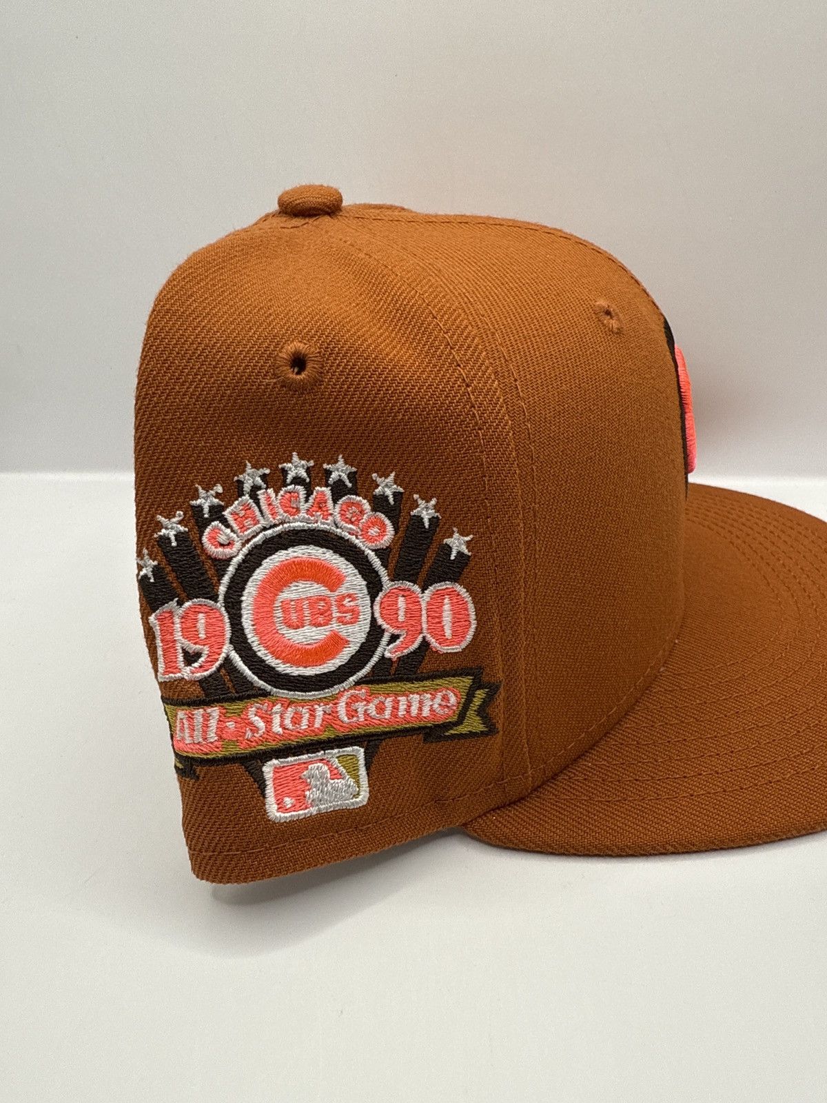 Hat Club Burdeens Chicago cubs orange & pink size 7 Size ONE SIZE - 2 Thumbnail