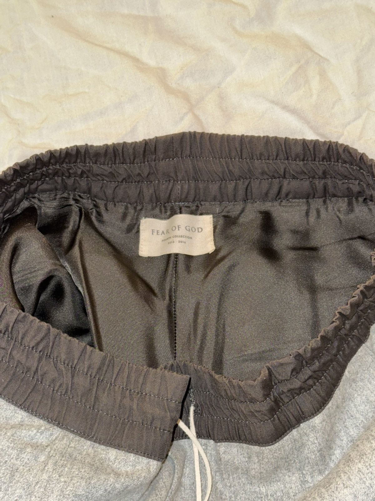 Fear of God Fear of god 4th collection gray wool zipper pants Size US 31 - 4 Thumbnail