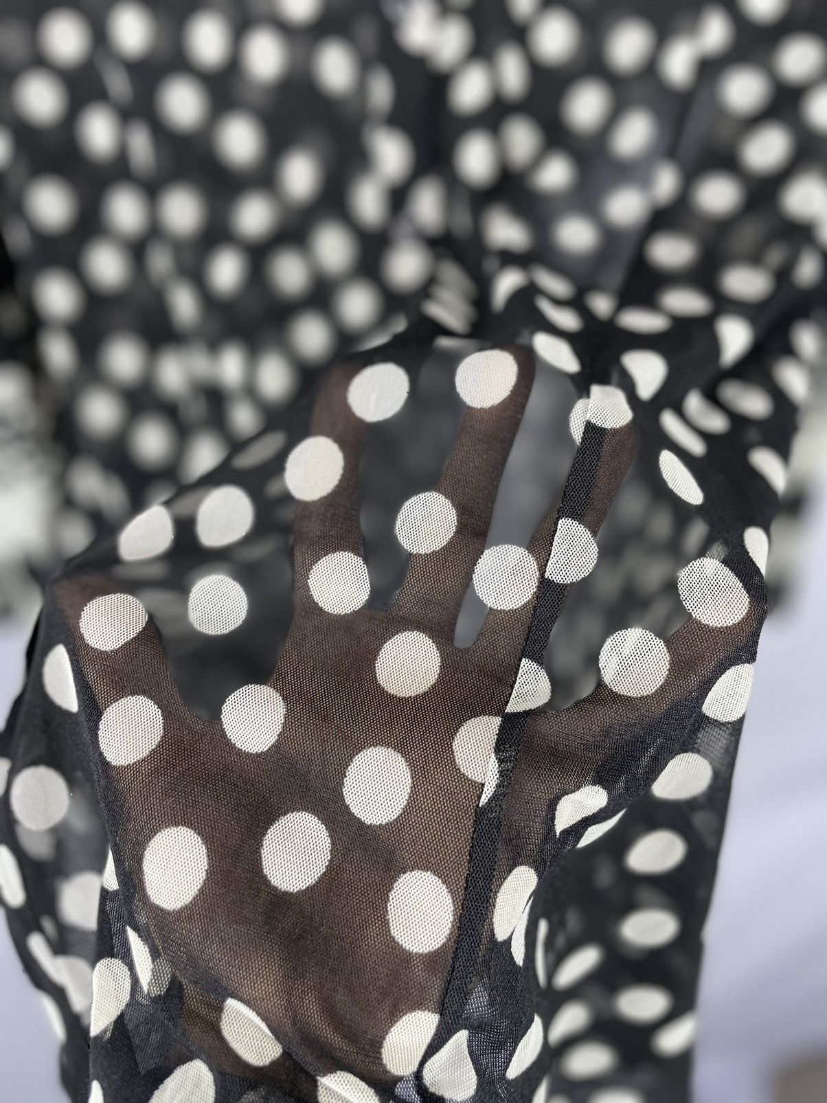 Issey Miyake Queen's Shirt polkadot mesh Size US M / EU 48-50 / 2 - 4 Thumbnail