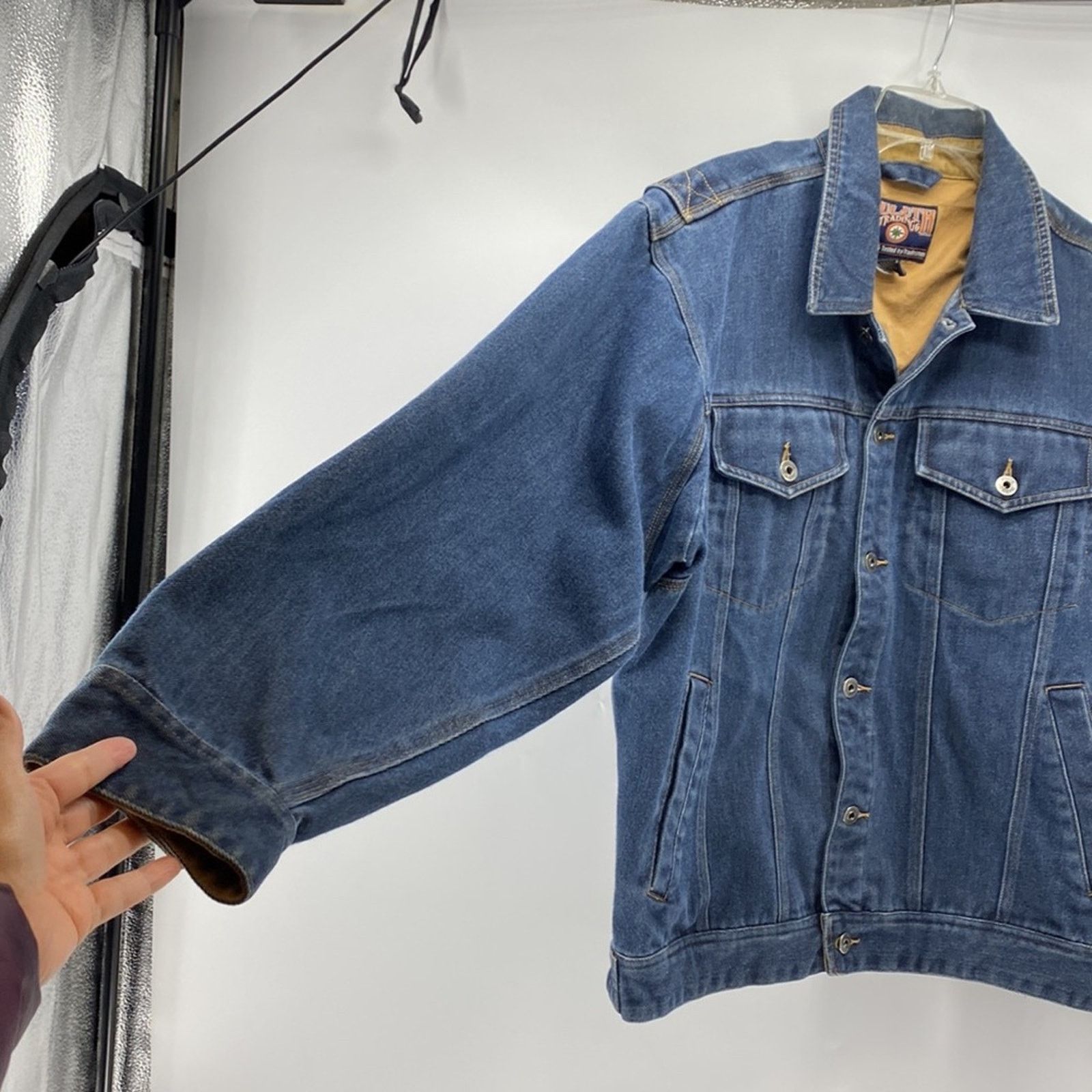 Duluth Trading Company Duluth firehose flex trucker denim jean jacket unisex retro Size US L / EU 52-54 / 3 - 3 Thumbnail