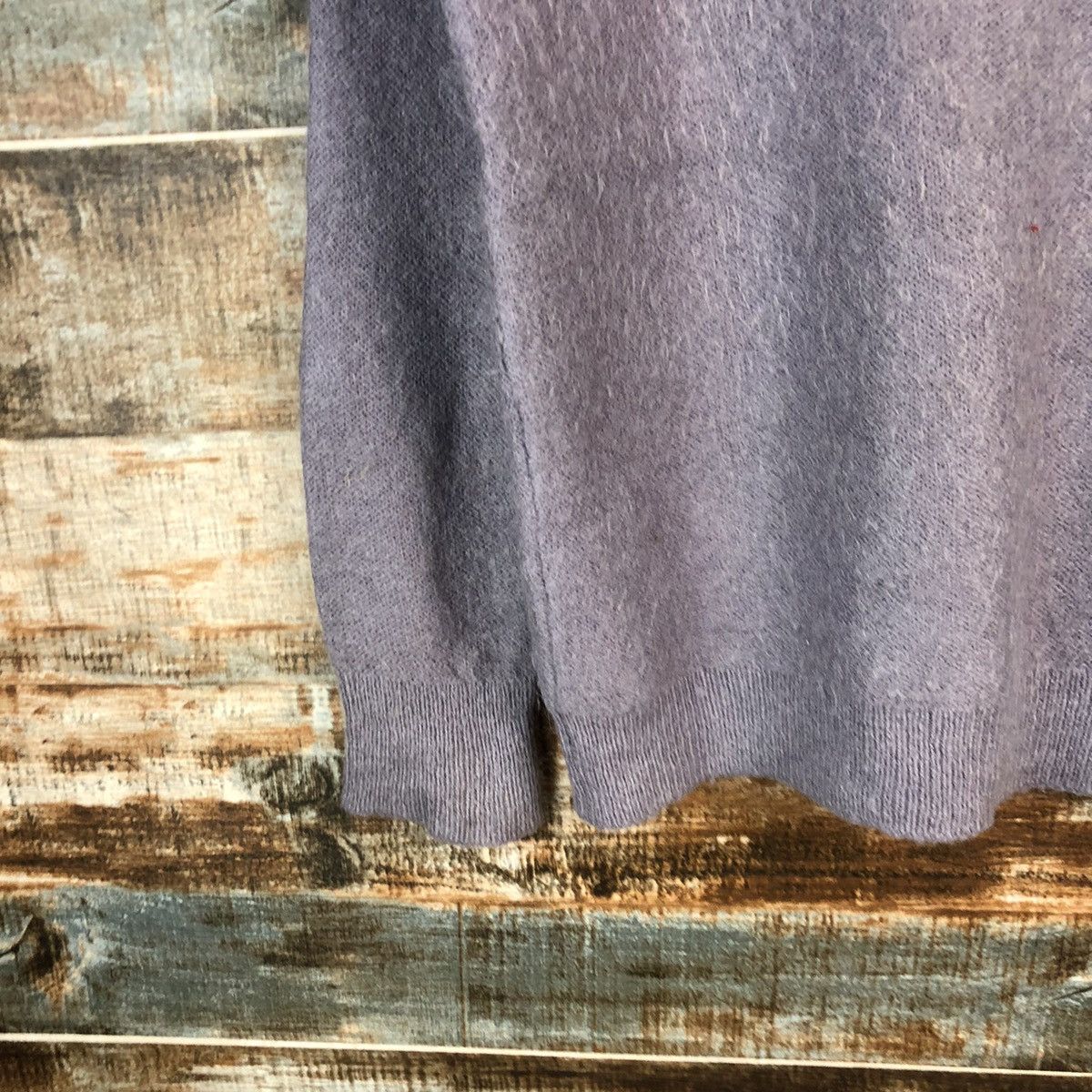 Homespun Knitwear × Japanese Brand × Vintage Uniqlo japan Purple vintage sweatshirt Knitwear #A1546 Size M / US 6-8 / IT 42-44 - 7 Thumbnail