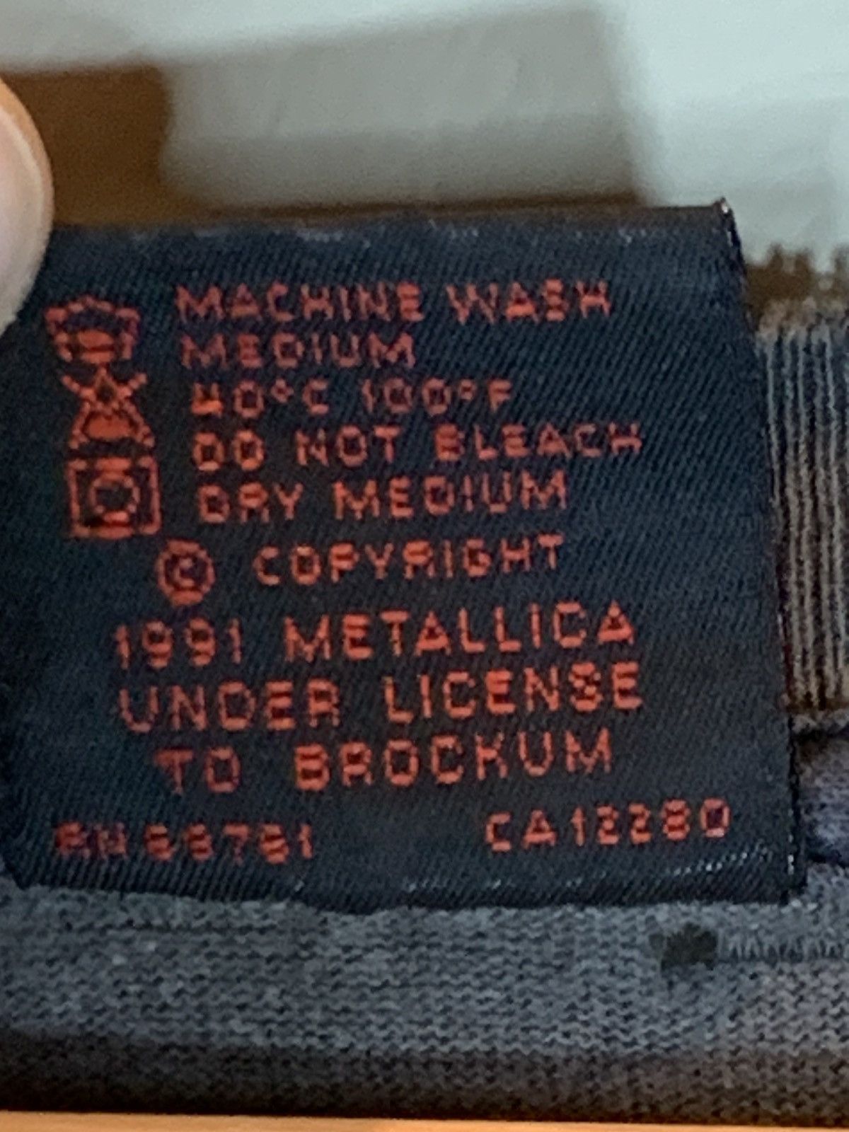 Brockum × Metallica × Vintage RARE* Vintage 1991 Metallica Pushead Don’t Tread On Me Shirt Size US XL / EU 56 / 4 - 12 Thumbnail