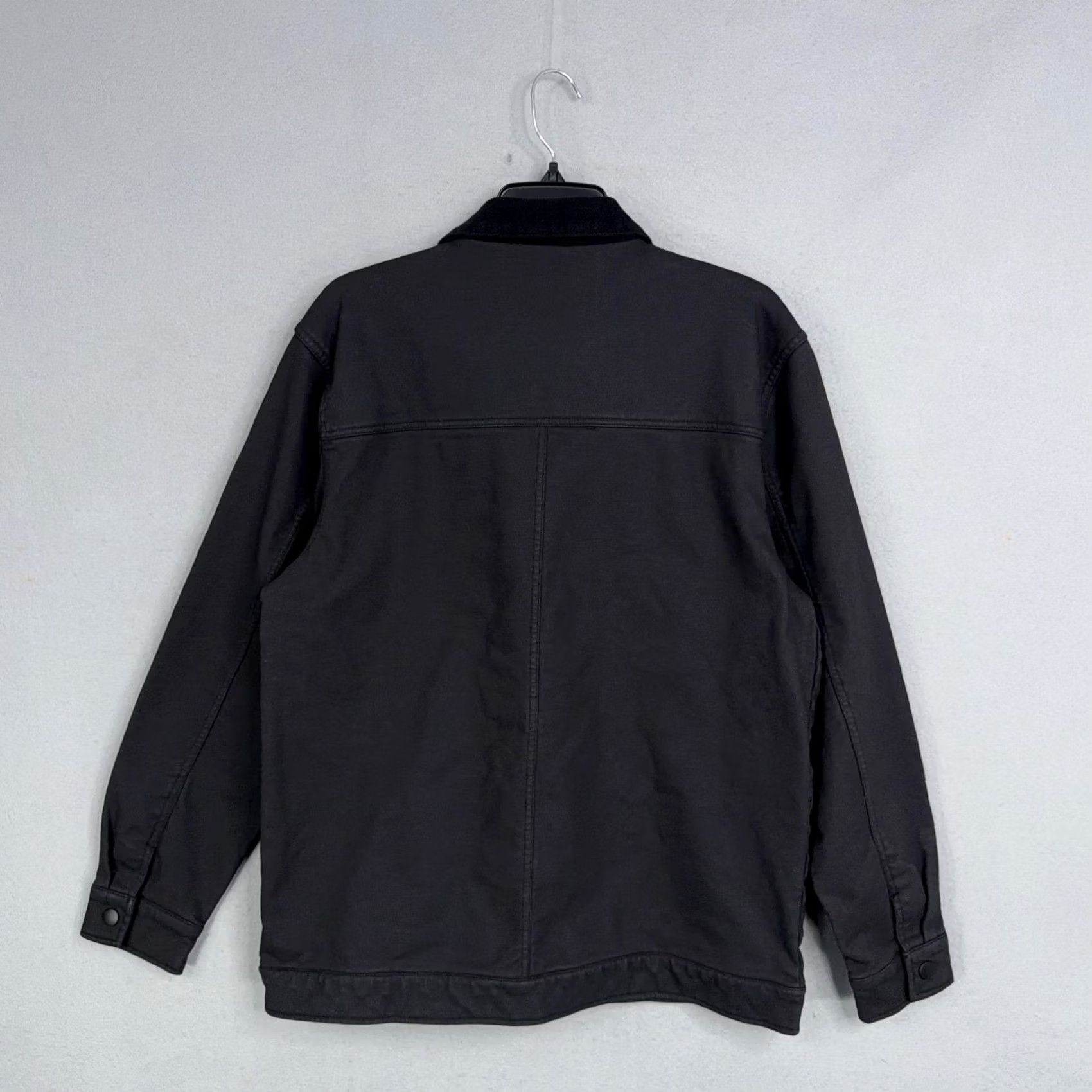 Vintage KR3W Jacket Mens XL Black Canvas Bomber Snap Front Lined Pockets Workwear Varsity No. Eleven Mens XL Size US XL / EU 56 / 4 - 7 Thumbnail