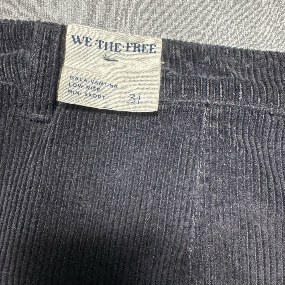 Free People NWT New Free People We The Free Gallivanting Cord Black Sko Size 31" - 7 Thumbnail