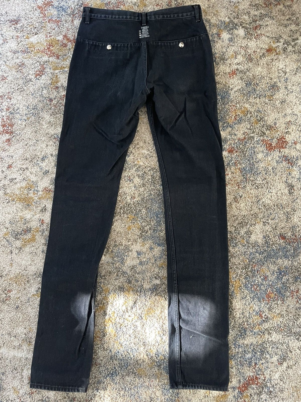 Vintage Lourdes Cargo Jeans in Midnight Blue Size US 29 - 7 Thumbnail