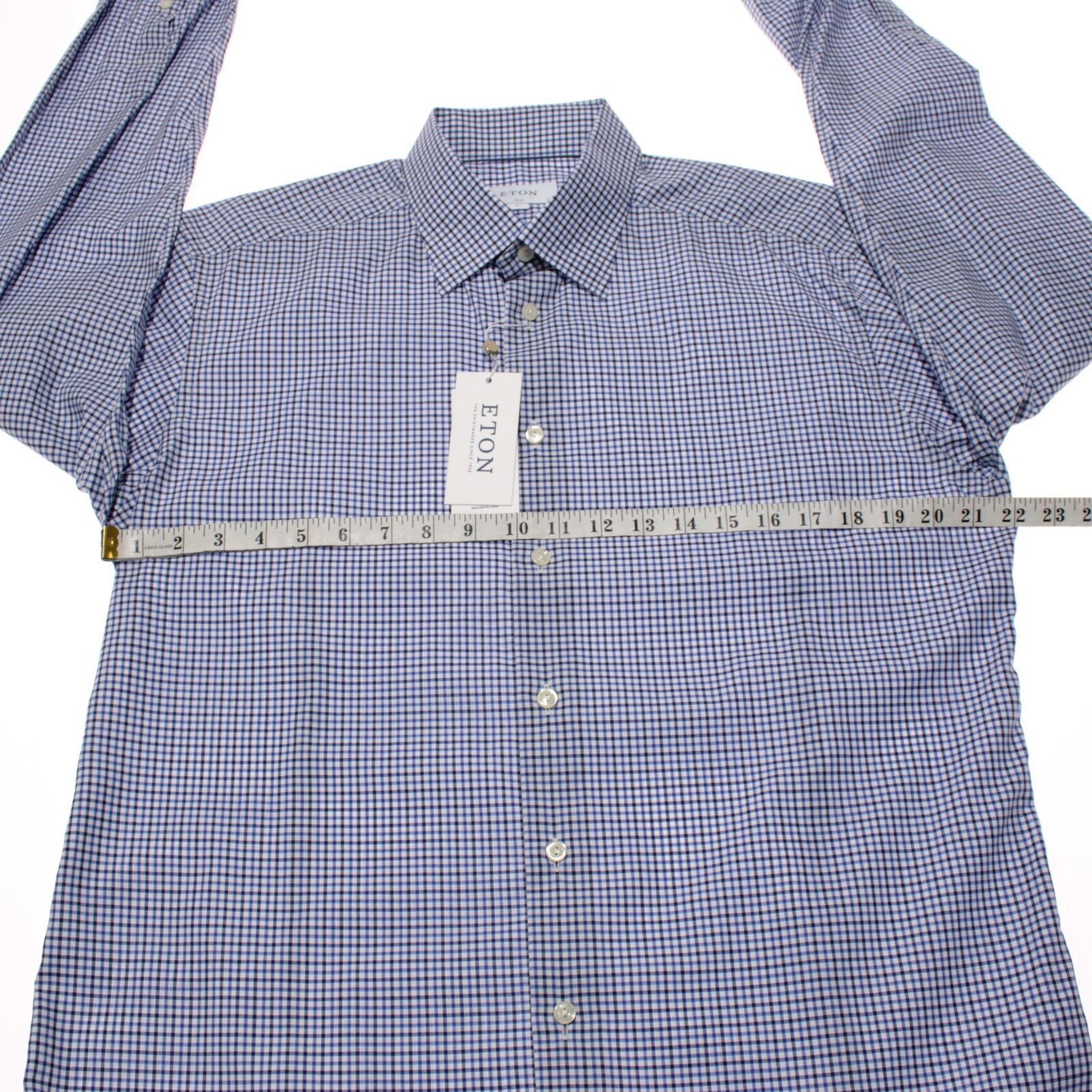 Eton Eton New with tags Shirt Size XL US In Blue Size US XL / EU 56 / 4 - 4 Thumbnail