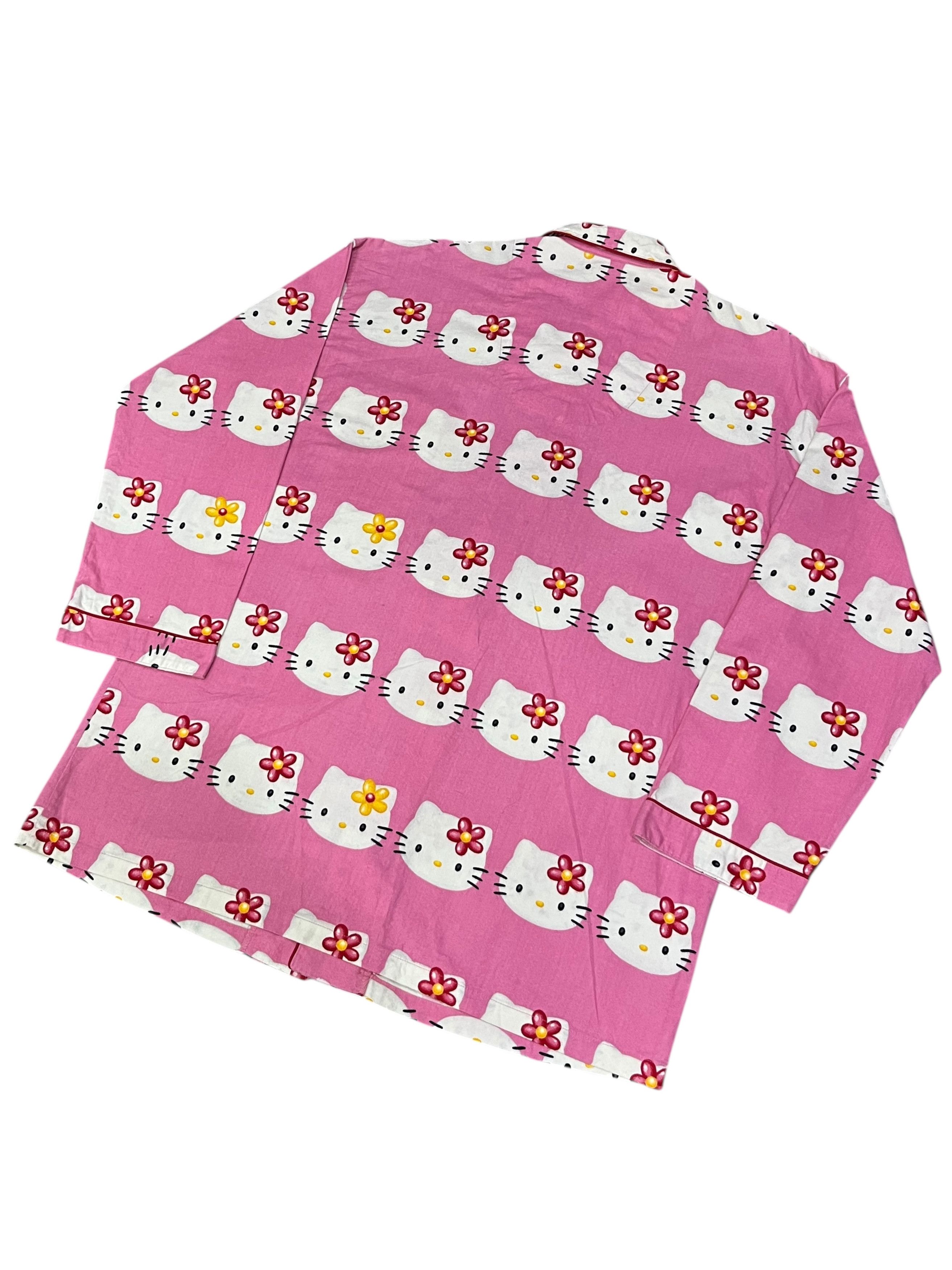 Cartoon Network Hype🔥Vtg 80s Hello Kitty Japan Full Print Pajama Shirt M Size US M / EU 48-50 / 2 - 4 Thumbnail