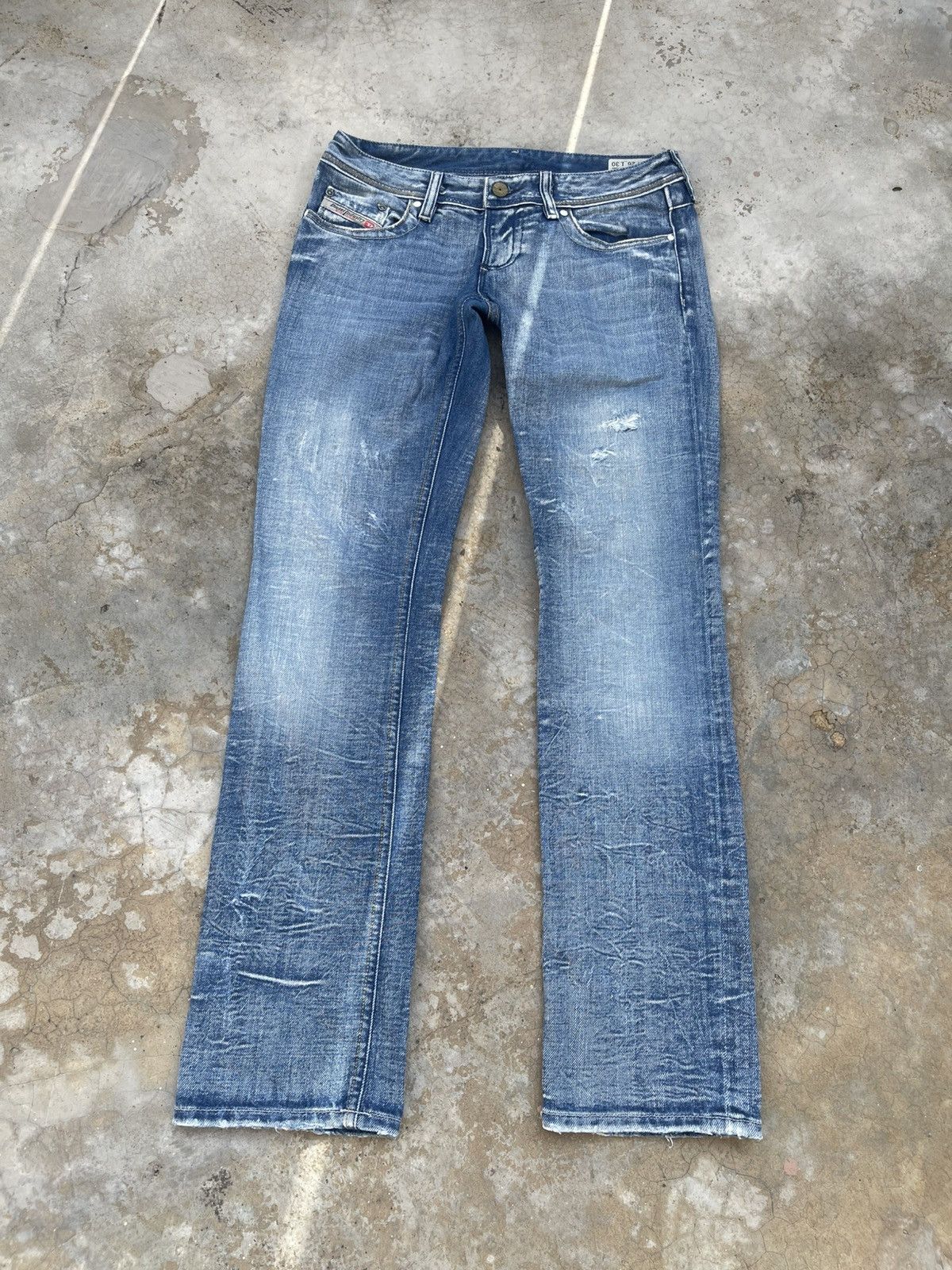 Diesel Vintage Diesel Lowky Distressed Denim s6 Size US 26 / EU 42 - 1 Thumbnail
