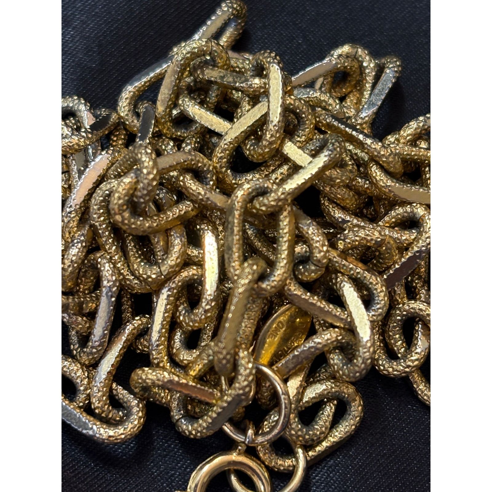 Other One Direction Gold Tone Chunky Chain Necklace Preowned Size ONE SIZE - 11 Thumbnail