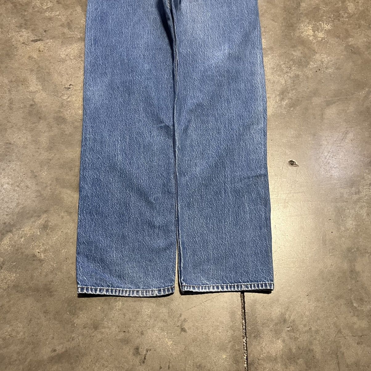Levi's × Vintage Vintage 90s Levis 550 Orange Tab Denim Jeans Faded Western Size US 40 / EU 56 - 2 Thumbnail