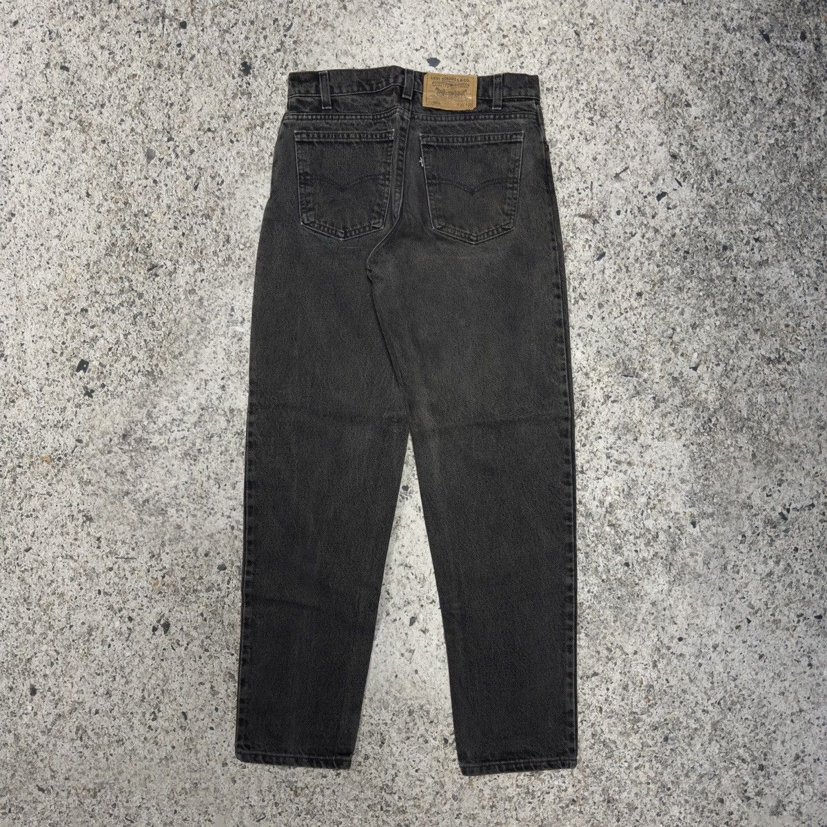 Vintage 90s Levi’s 550 Faded Black Denim Jeans 30x30