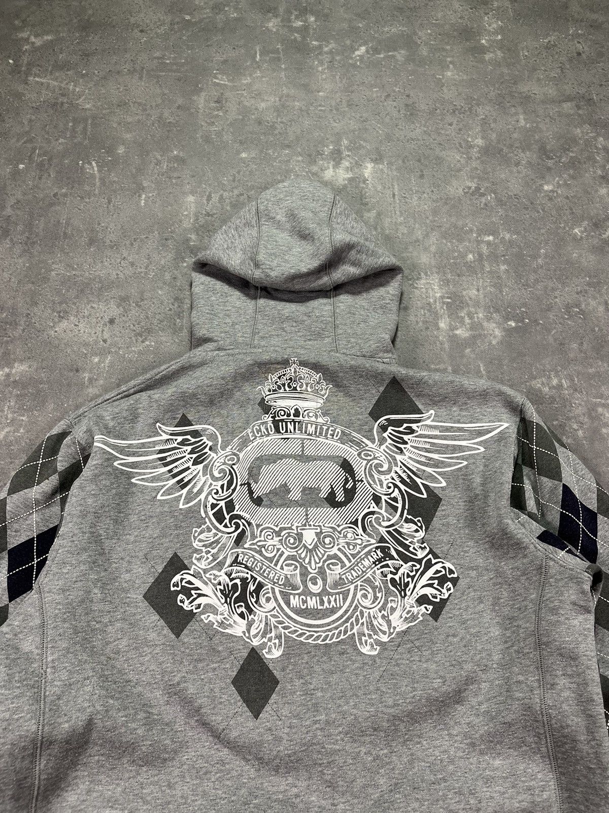 Ecko Unltd. Crazy Vintage Ecko Unltd Zip Hoodie Y2K L Size US L / EU 52-54 / 3 - 11 Thumbnail