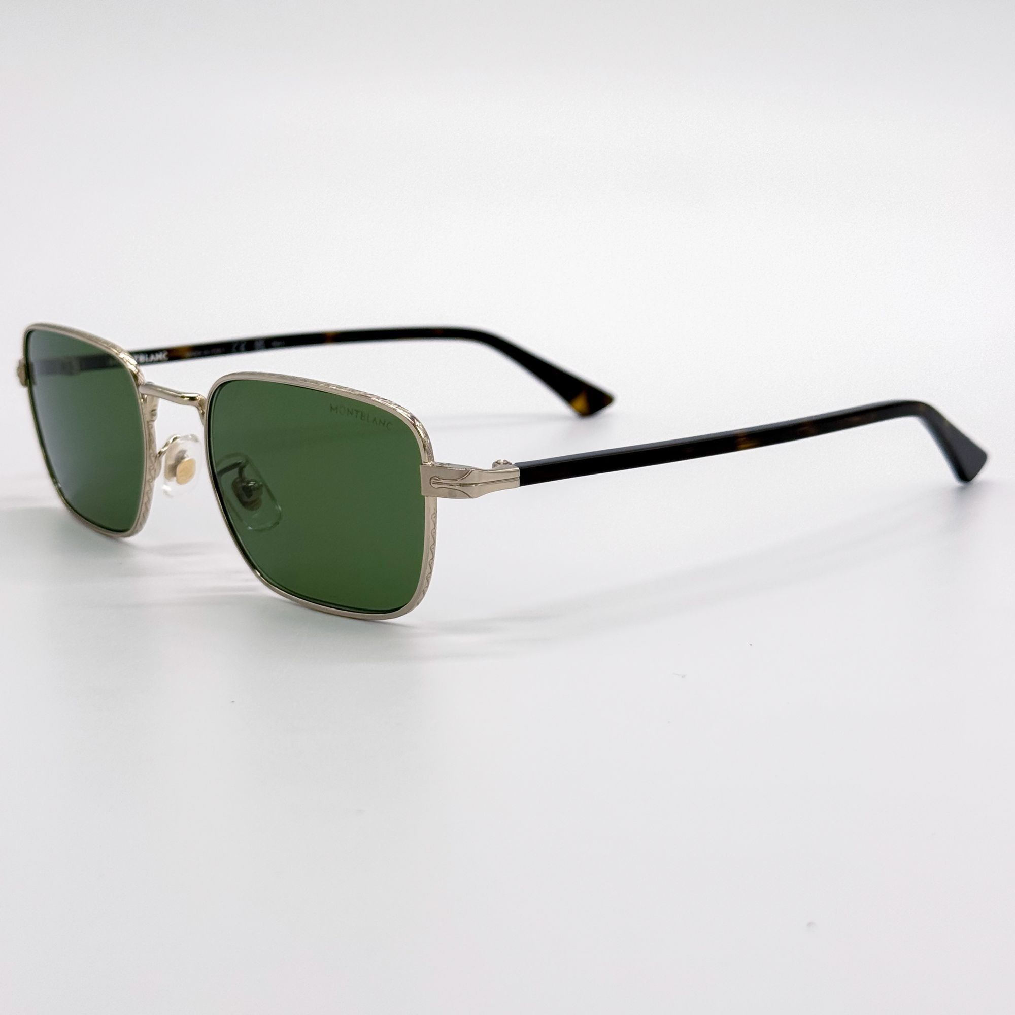 Montblanc NEW MONTBLANC SUNGLASSES MEN BLACK/GREEN MB0339S 002 EYEWEAR Size ONE SIZE - 8 Thumbnail