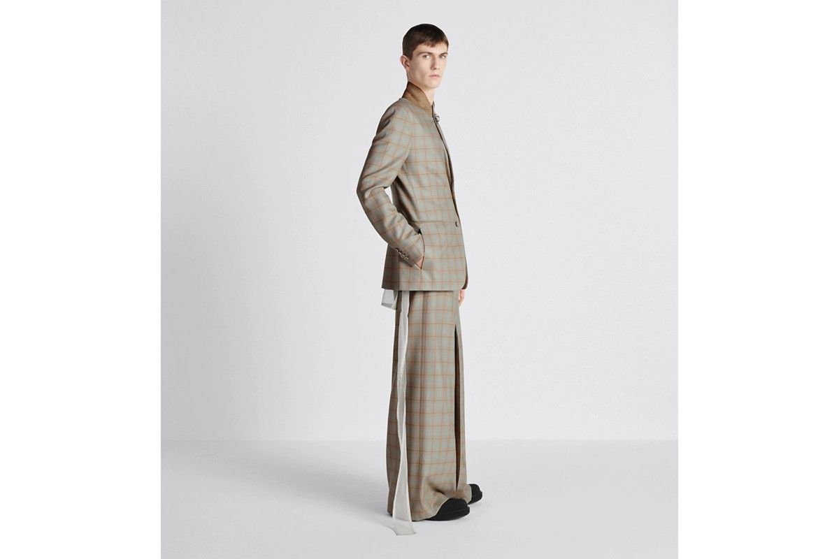 Dior o1bcso1str1124 Wide-Leg Pants in Beige Size US 38 / EU 54 - 5 Thumbnail
