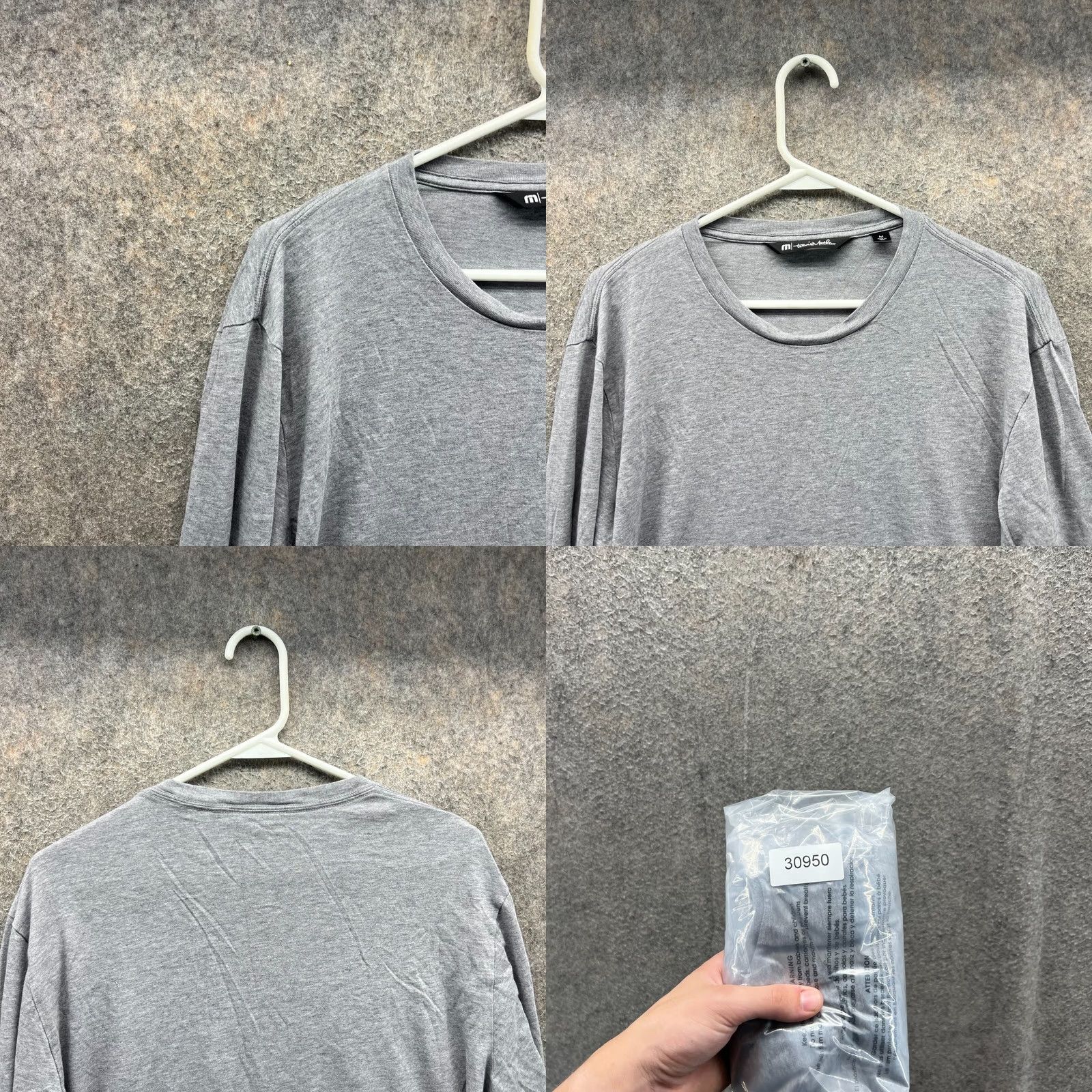TravisMathew VINTAGE Travis Mathew Shirt Mens Medium Heather Gray Long Sleeve Crewneck Fleece Tee Size US M / EU 48-50 / 2 - 8 Thumbnail
