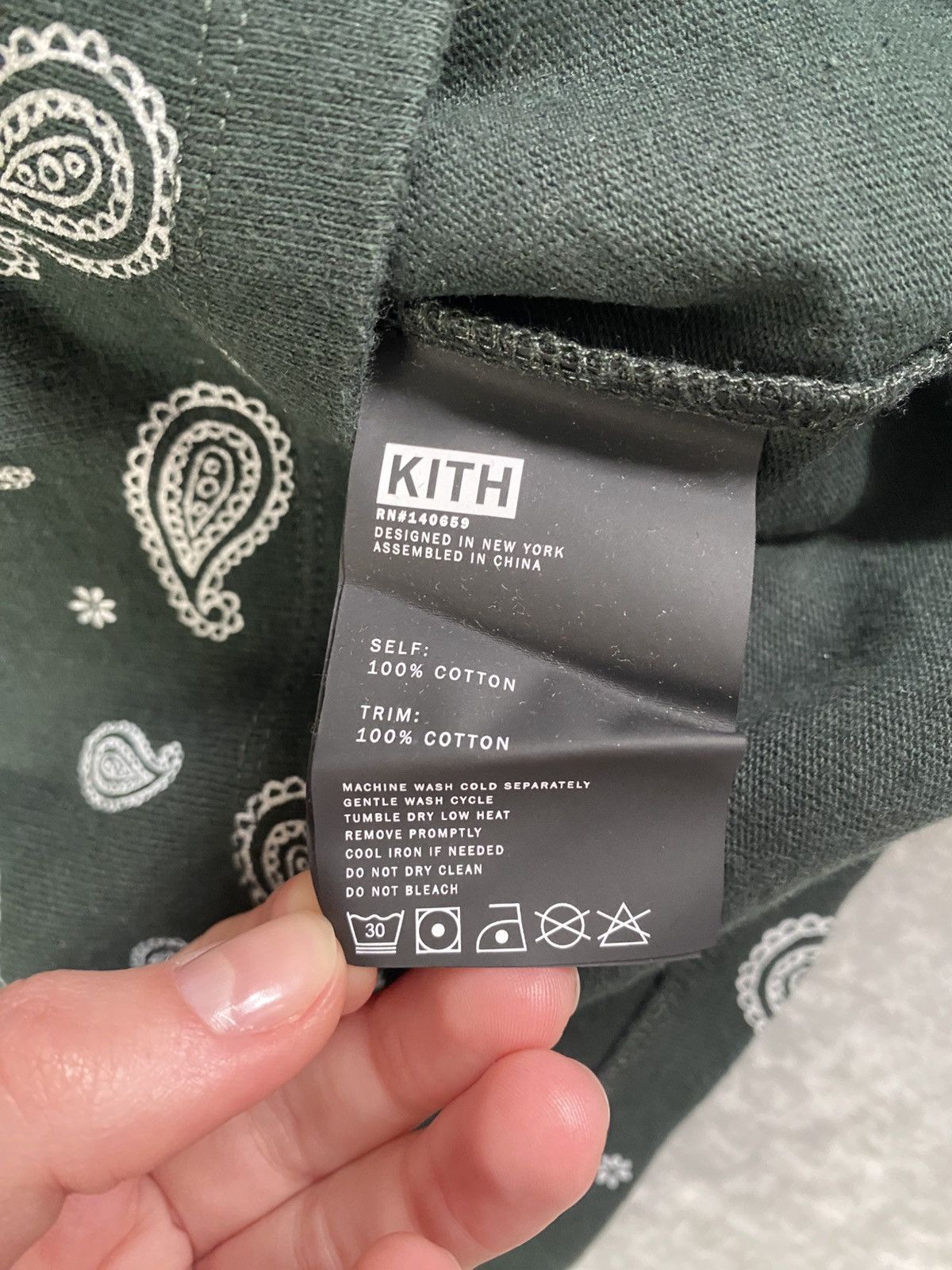 Kith Kith Paisley All-Over Print Heavyweight T- Shirt Size US S / EU 44-46 / 1 - 5 Thumbnail