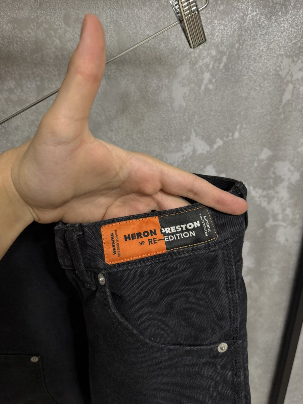 Heron Preston Heron Preston Carpenter Black Jeans Size US 33 - 5 Thumbnail