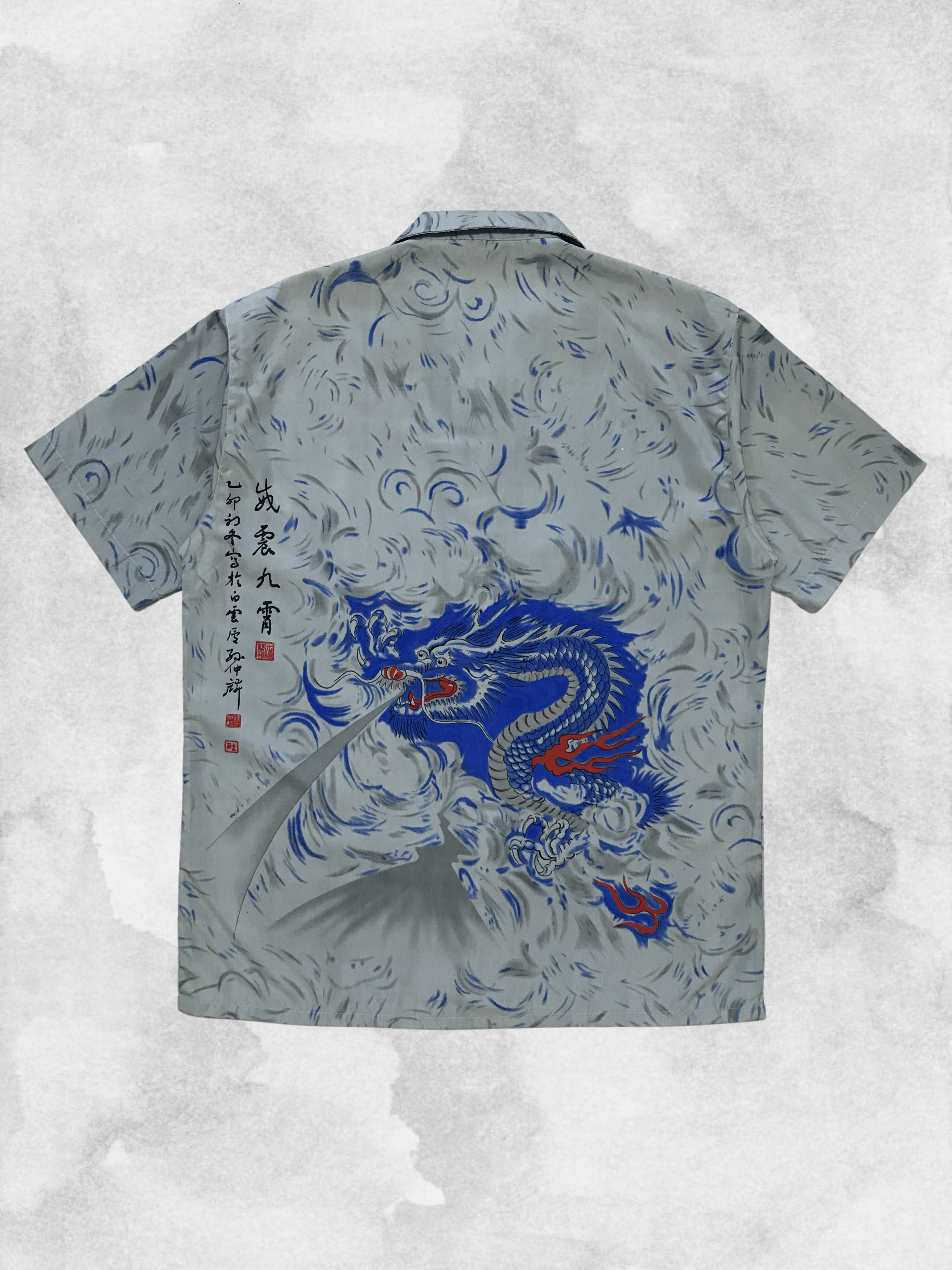 Japanese Brand Vintage Dragon Crazy Shirt Hawaiian Japanese Allover Print Size US XL / EU 56 / 4 - 2 Thumbnail