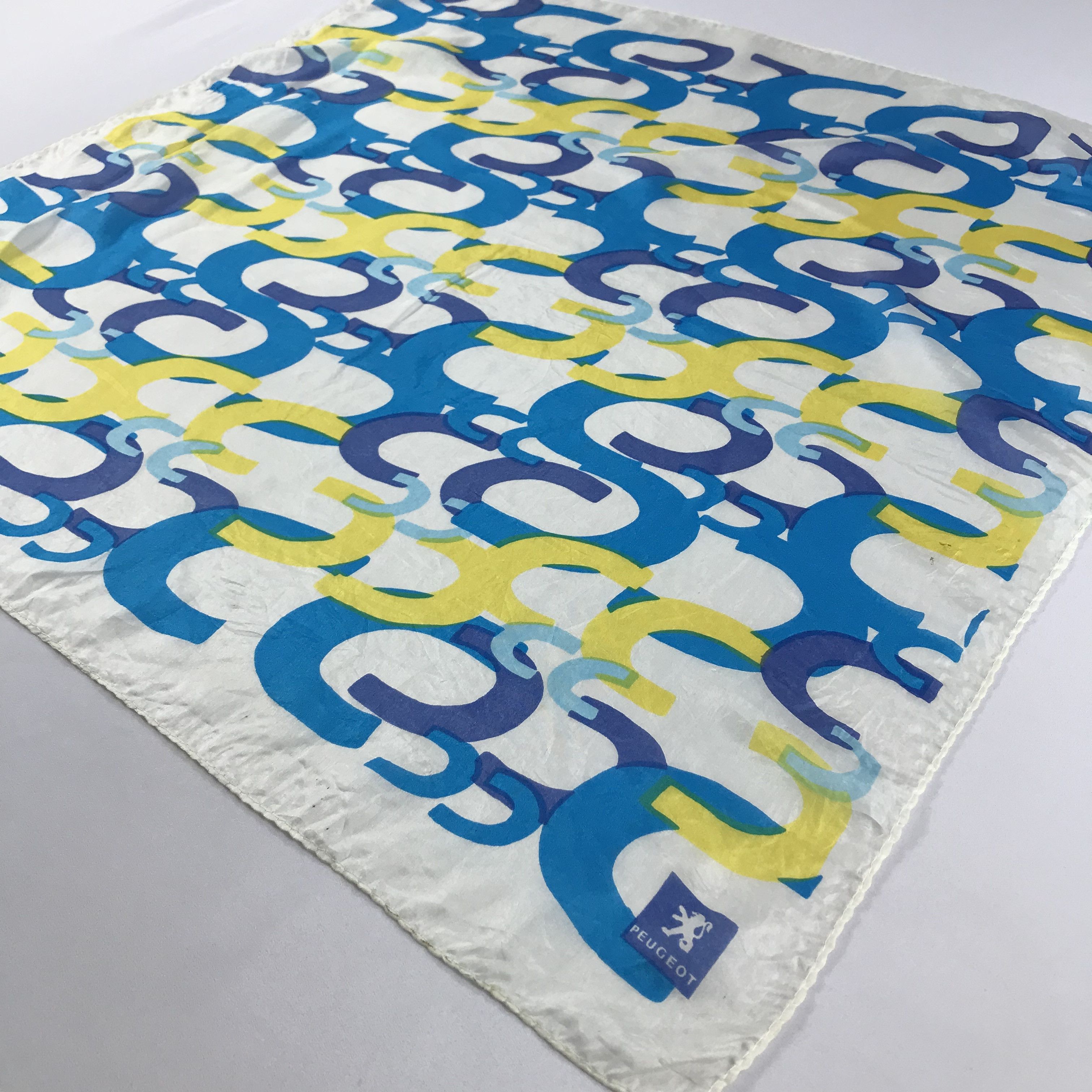 Vintage Peugeot Bandana / Handkerchief / Neckerchief - S2017 Size ONE SIZE - 2 Thumbnail