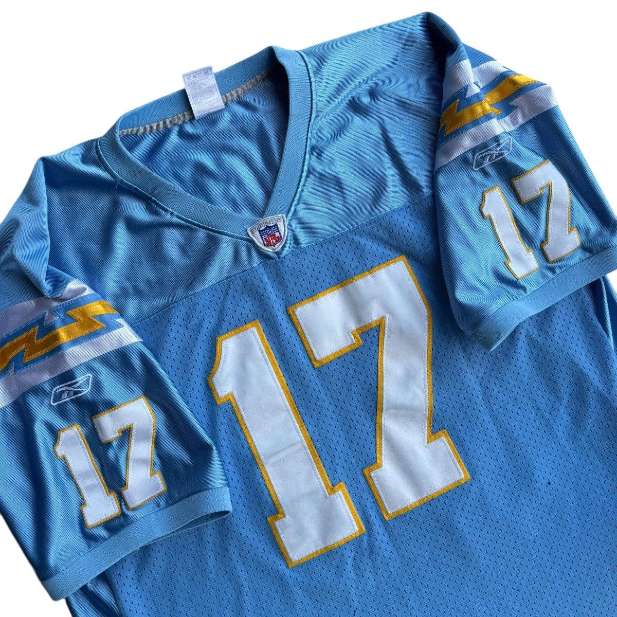 NFL × Vintage PHILIP RIVERS REEBOK NFL SAN DIEGO CHARGERS JERSEY STITCHED Size US XL / EU 56 / 4 - 6 Thumbnail