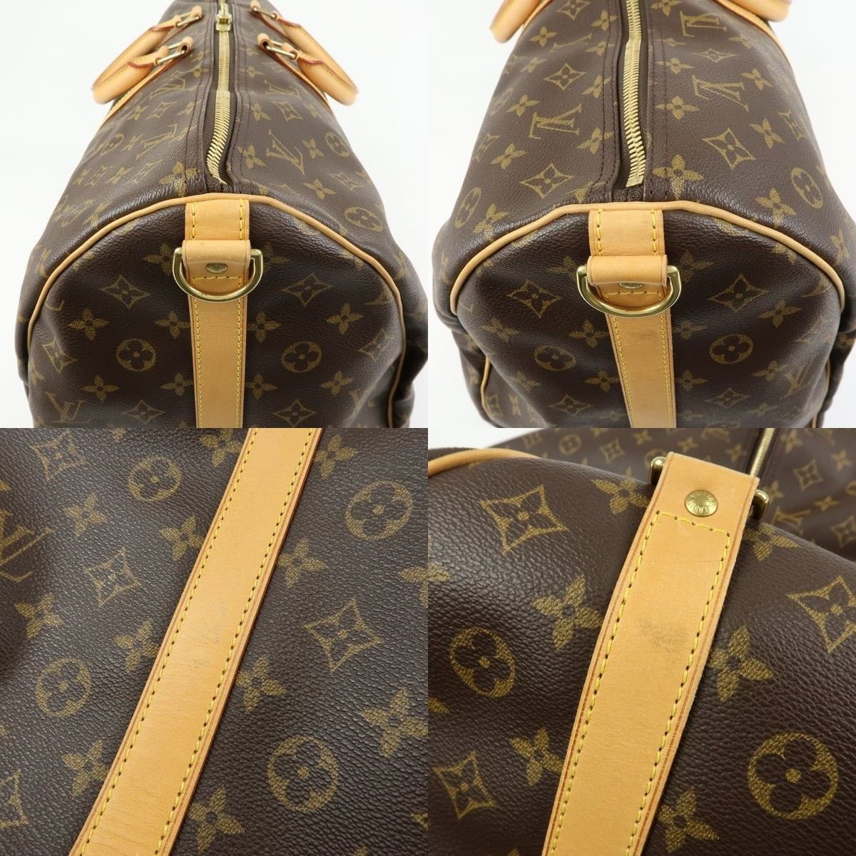 Louis Vuitton Louis Vuitton Monogram Keepall Bandouliere 60 Duffle Bag Size ONE SIZE - 6 Thumbnail