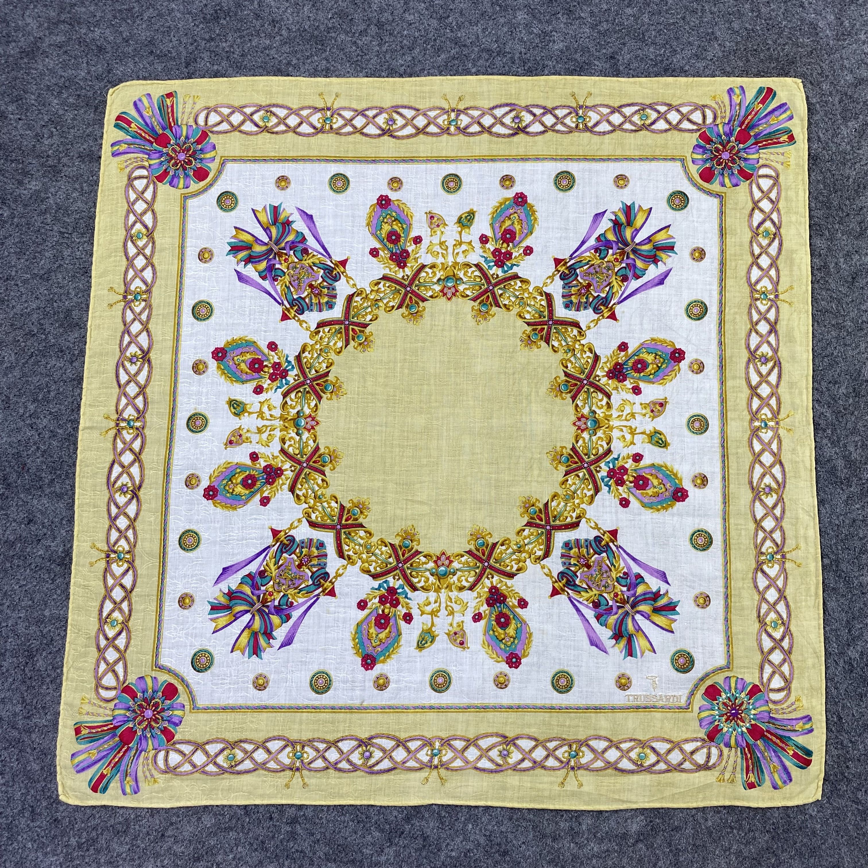 Trussardi Turssardi Handkerchief / Bandana / Neckerchief-B2190 Size ONE SIZE - 3 Thumbnail