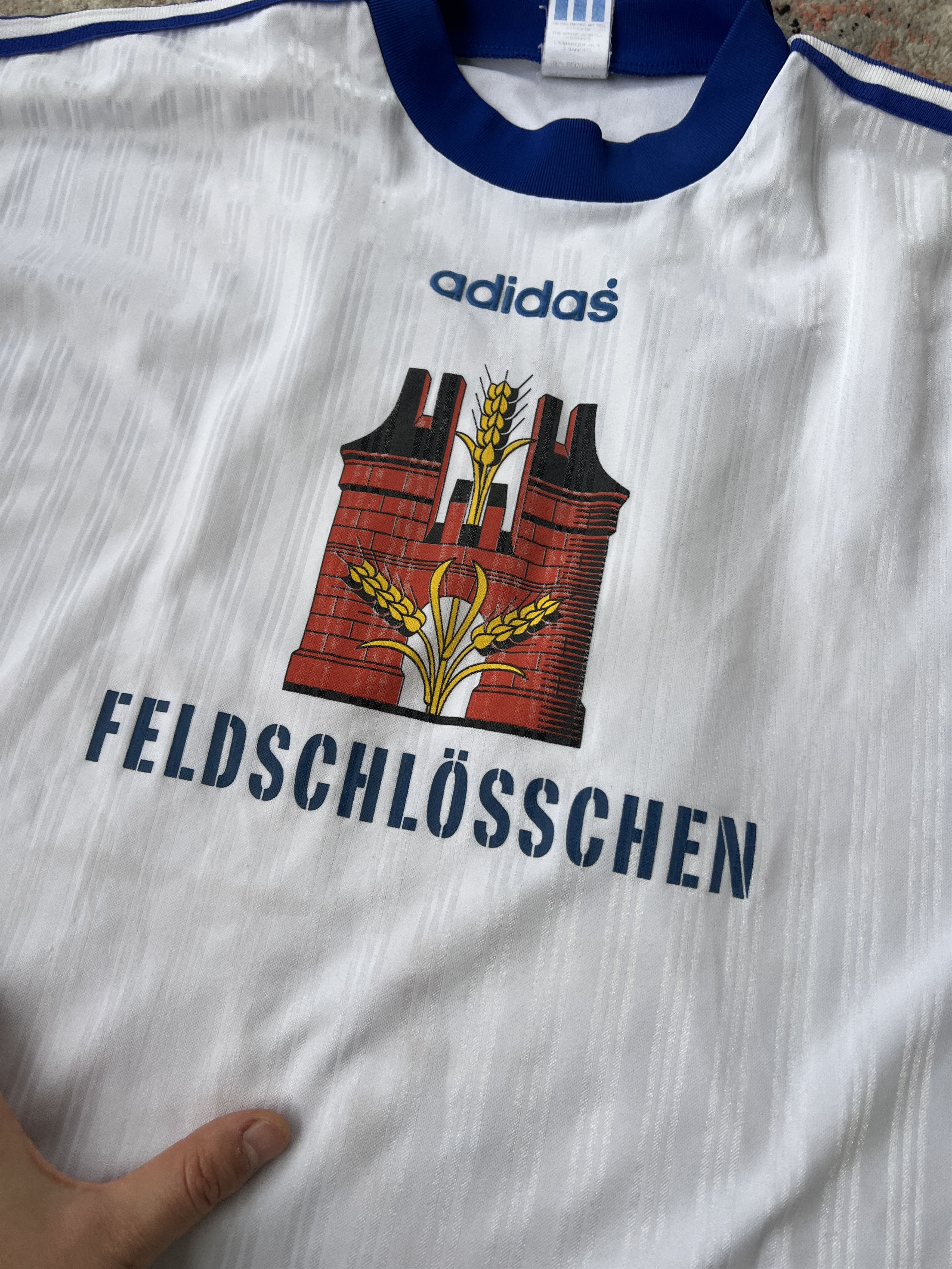 Adidas Vintage Adidas Feldschlosschen 14 Jersey Size US L / EU 52-54 / 3 - 9 Thumbnail